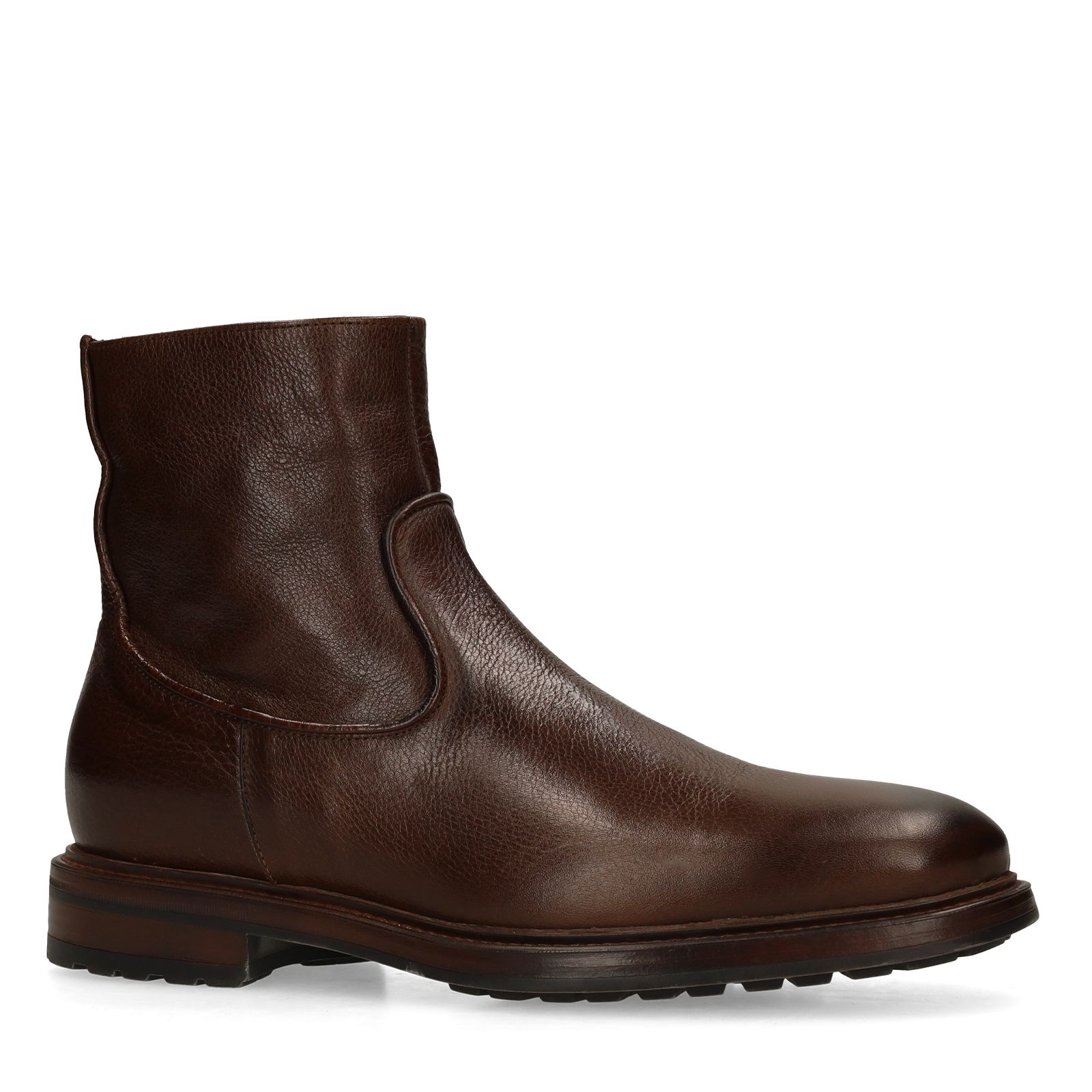 Bruine leren boots