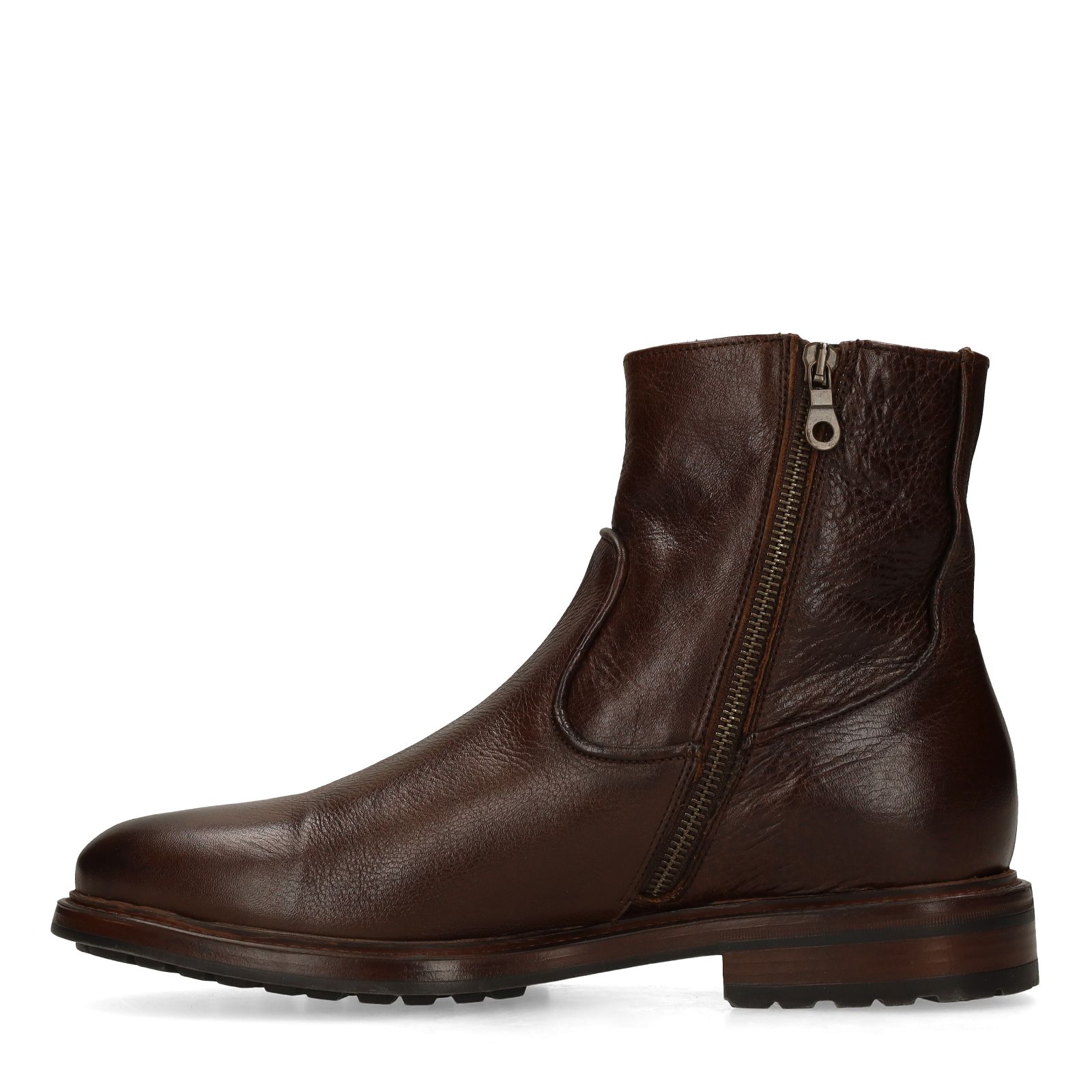 Bruine leren boots