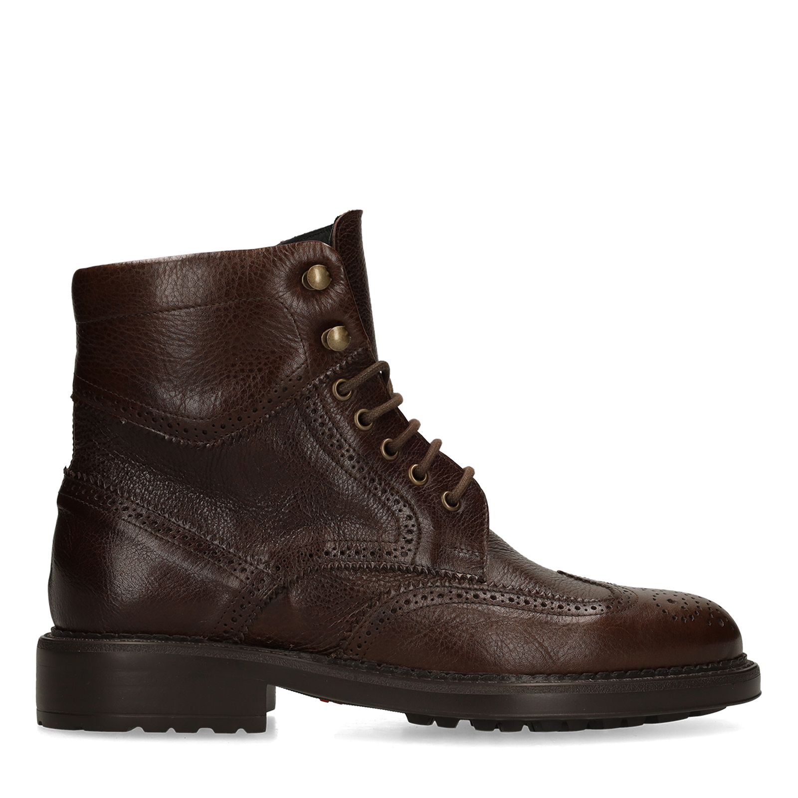 Bruine leren veterboots
