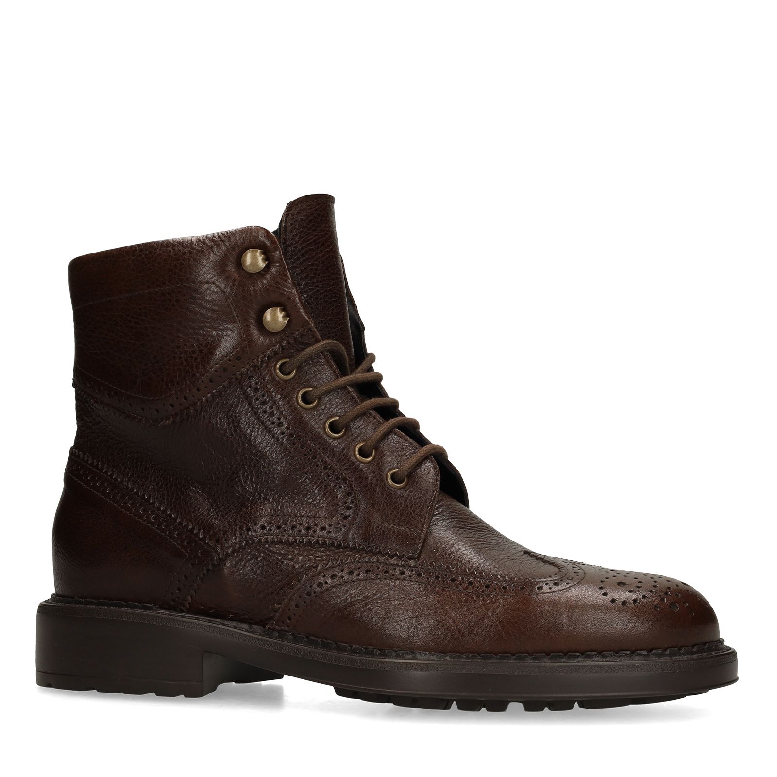 Bruine leren veterboots