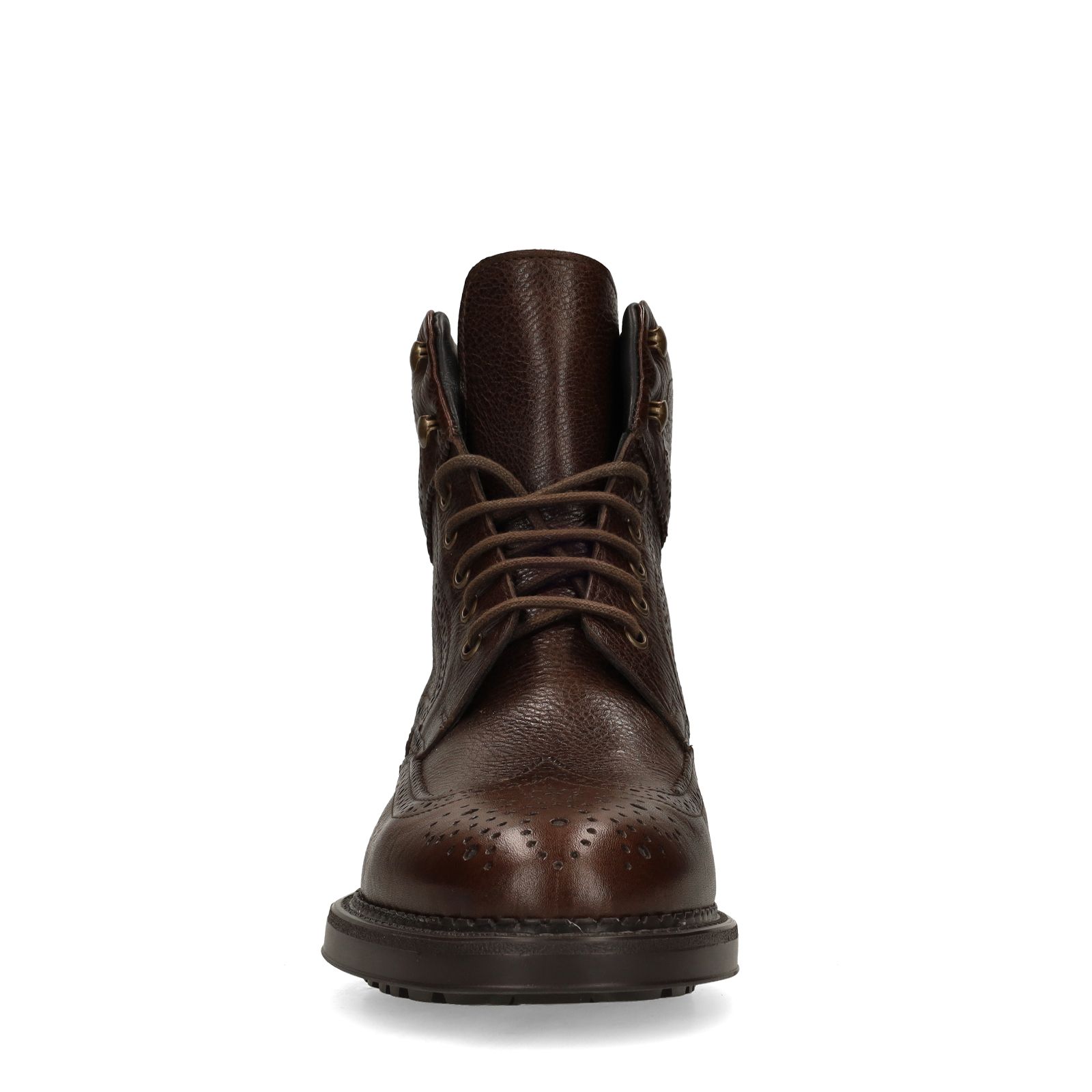 Bruine leren veterboots