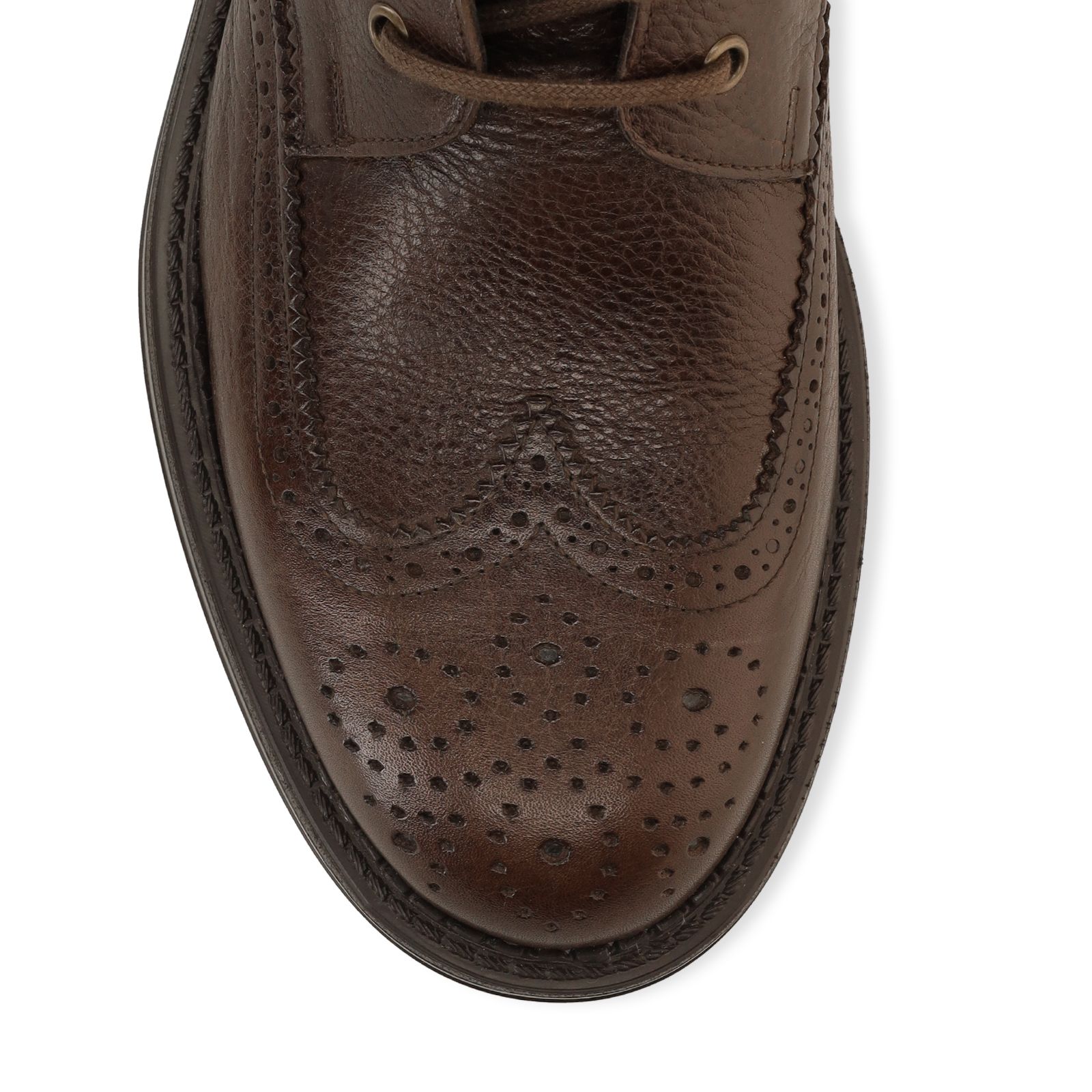 Bruine leren veterboots