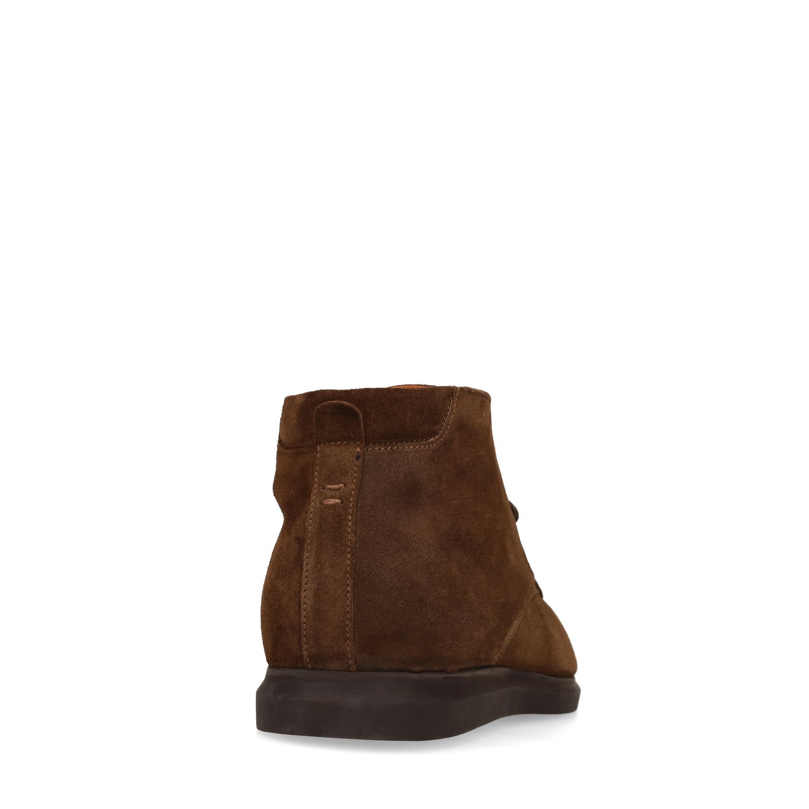 Donkerbruine suède desert boots