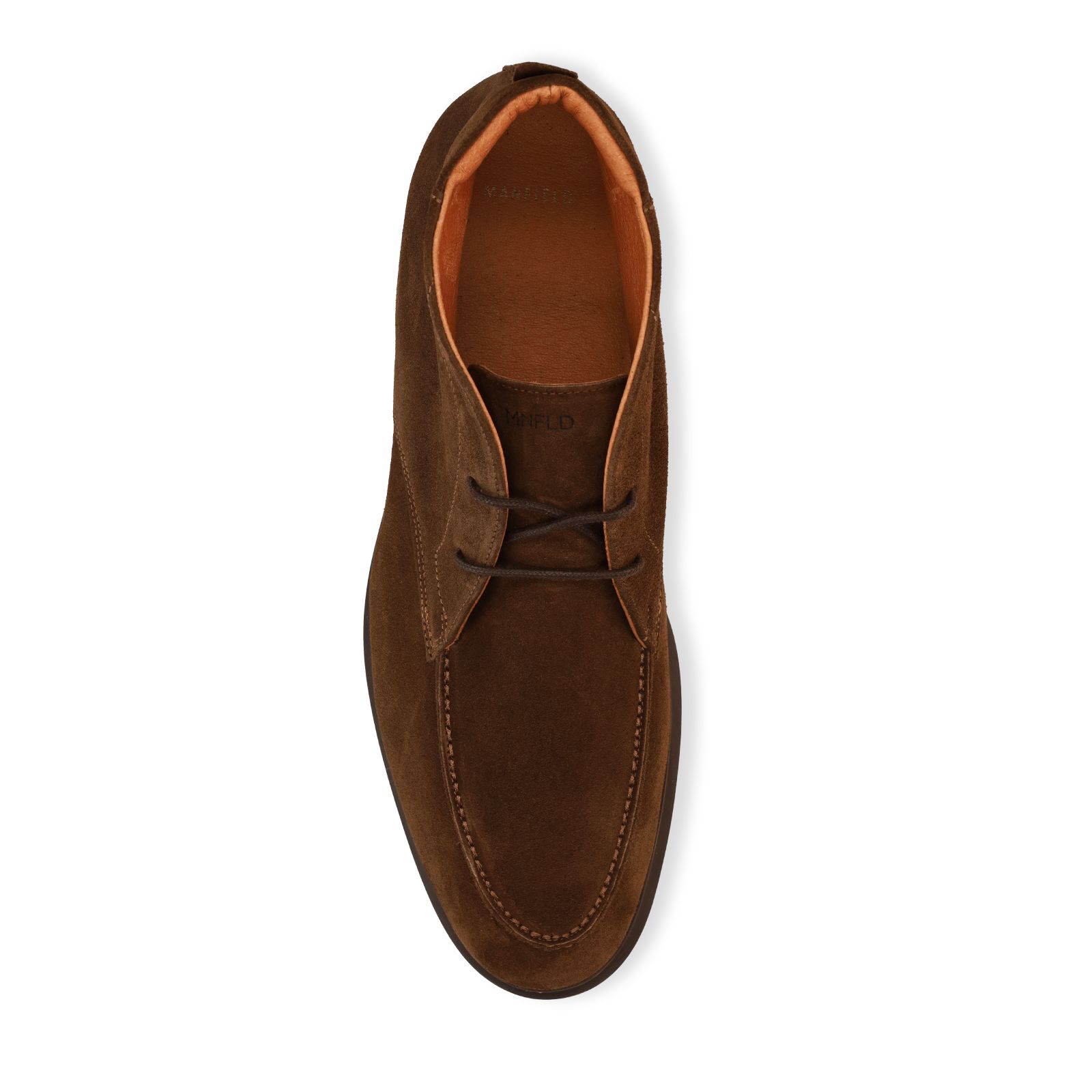 Donkerbruine suède desert boots