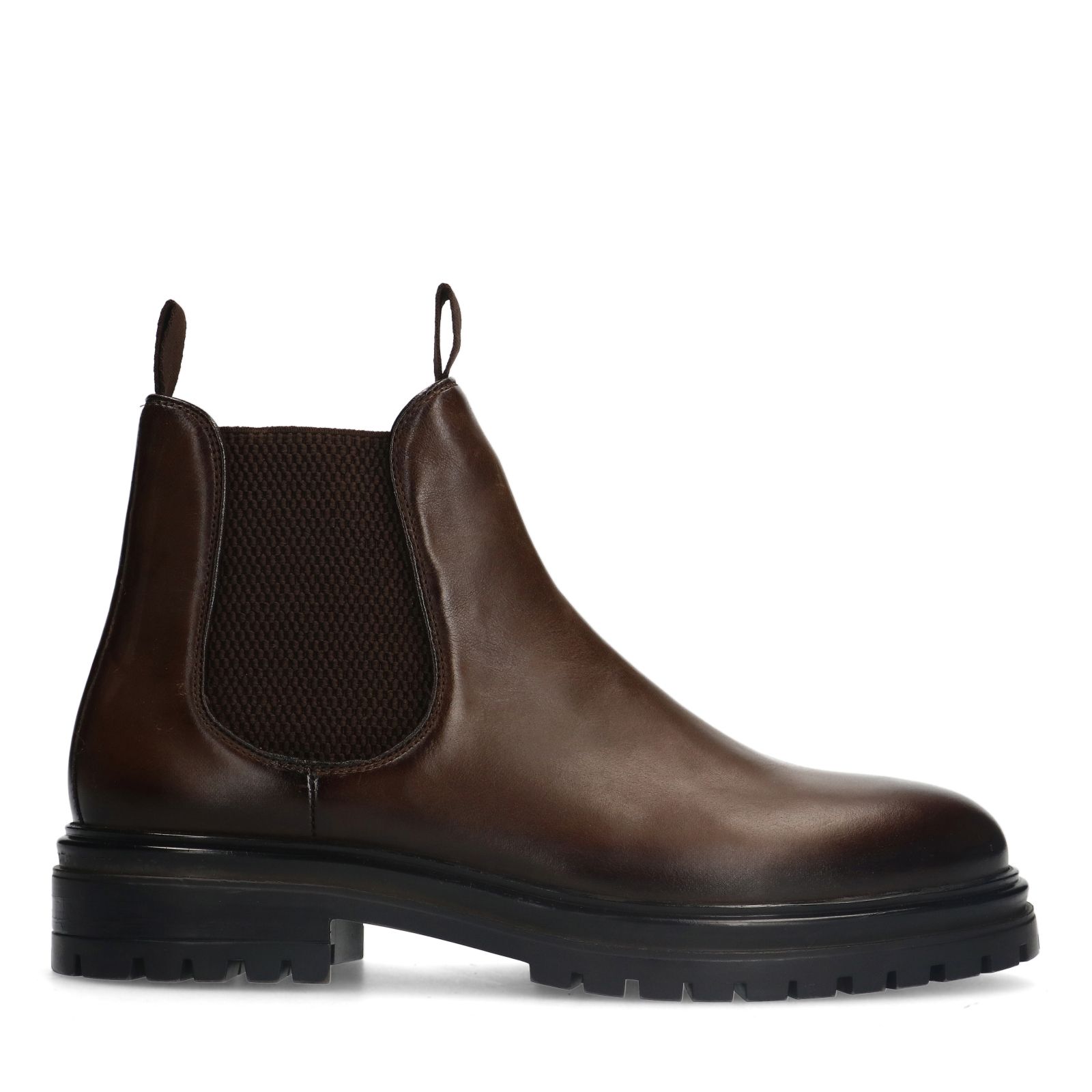Braune Chelsea Boots aus Leder