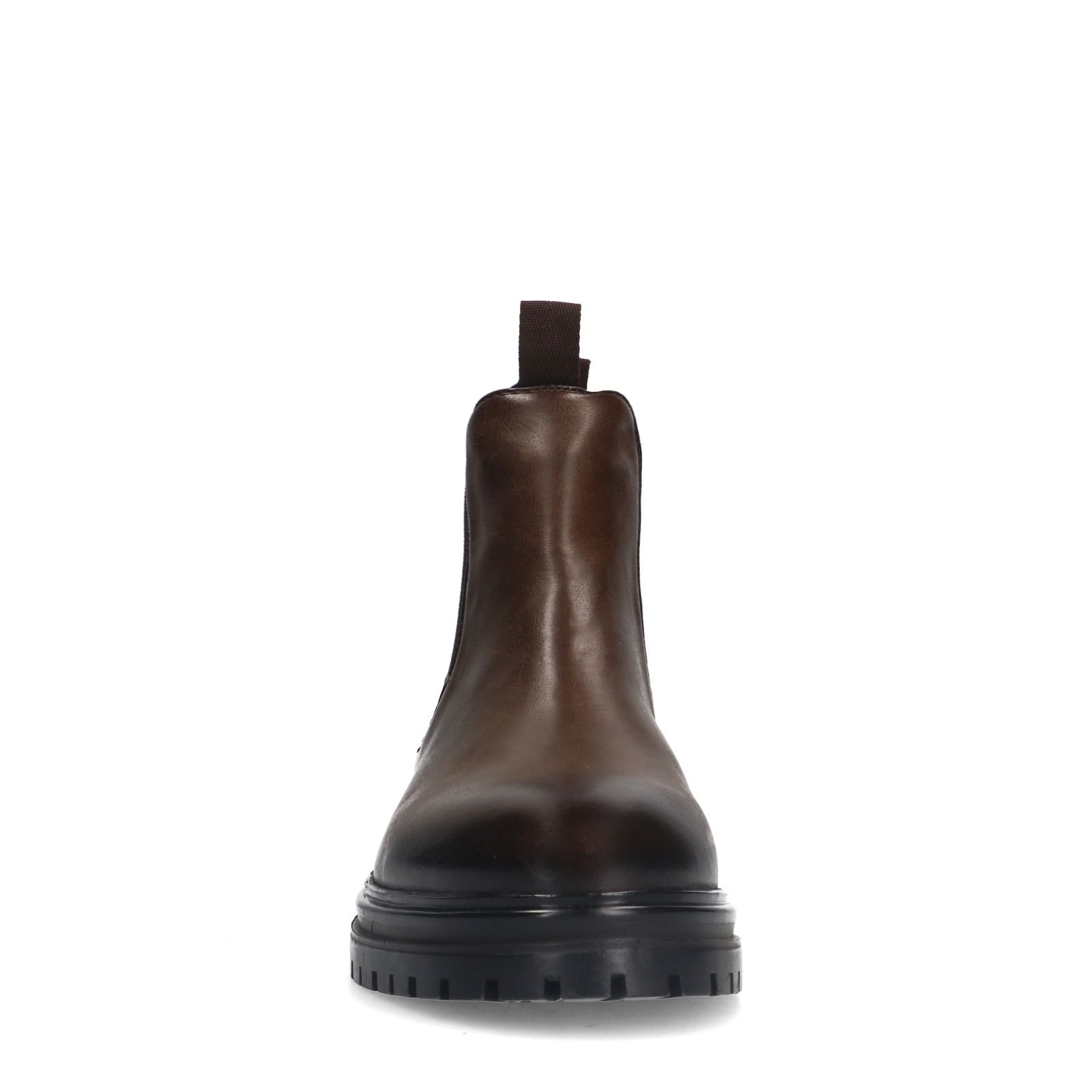 Braune Chelsea Boots aus Leder
