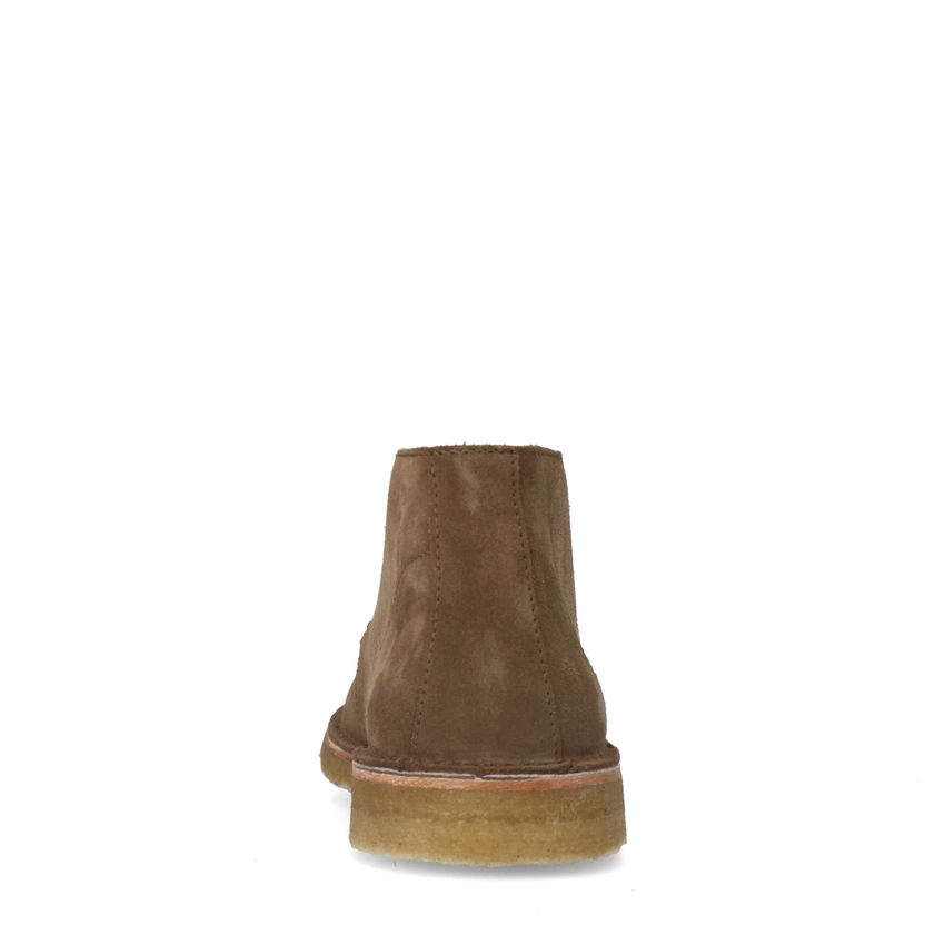 Taupe suède veterboots