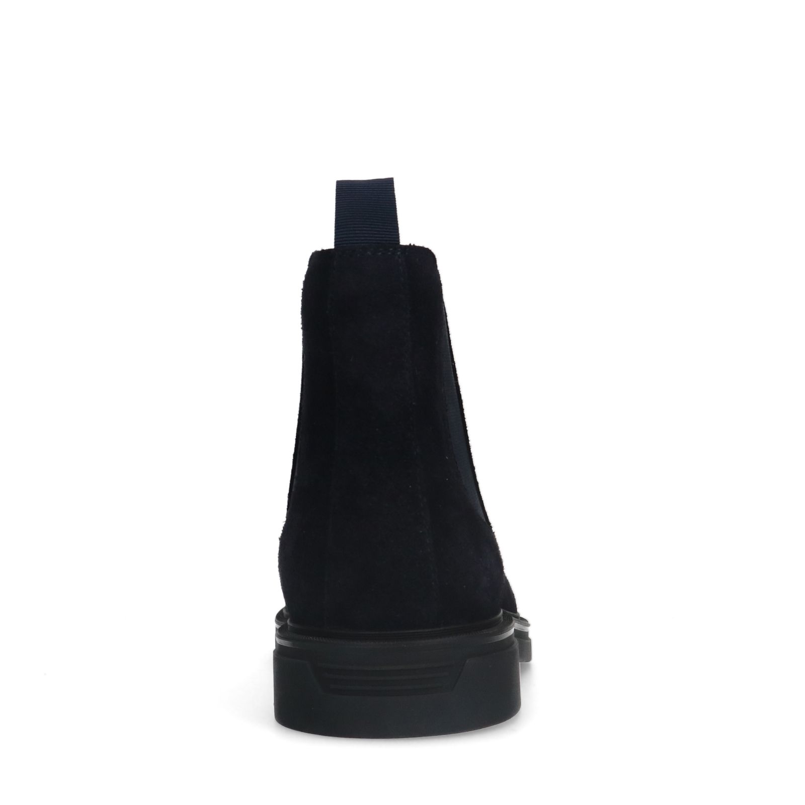 Donkerblauwe suède chelsea boots