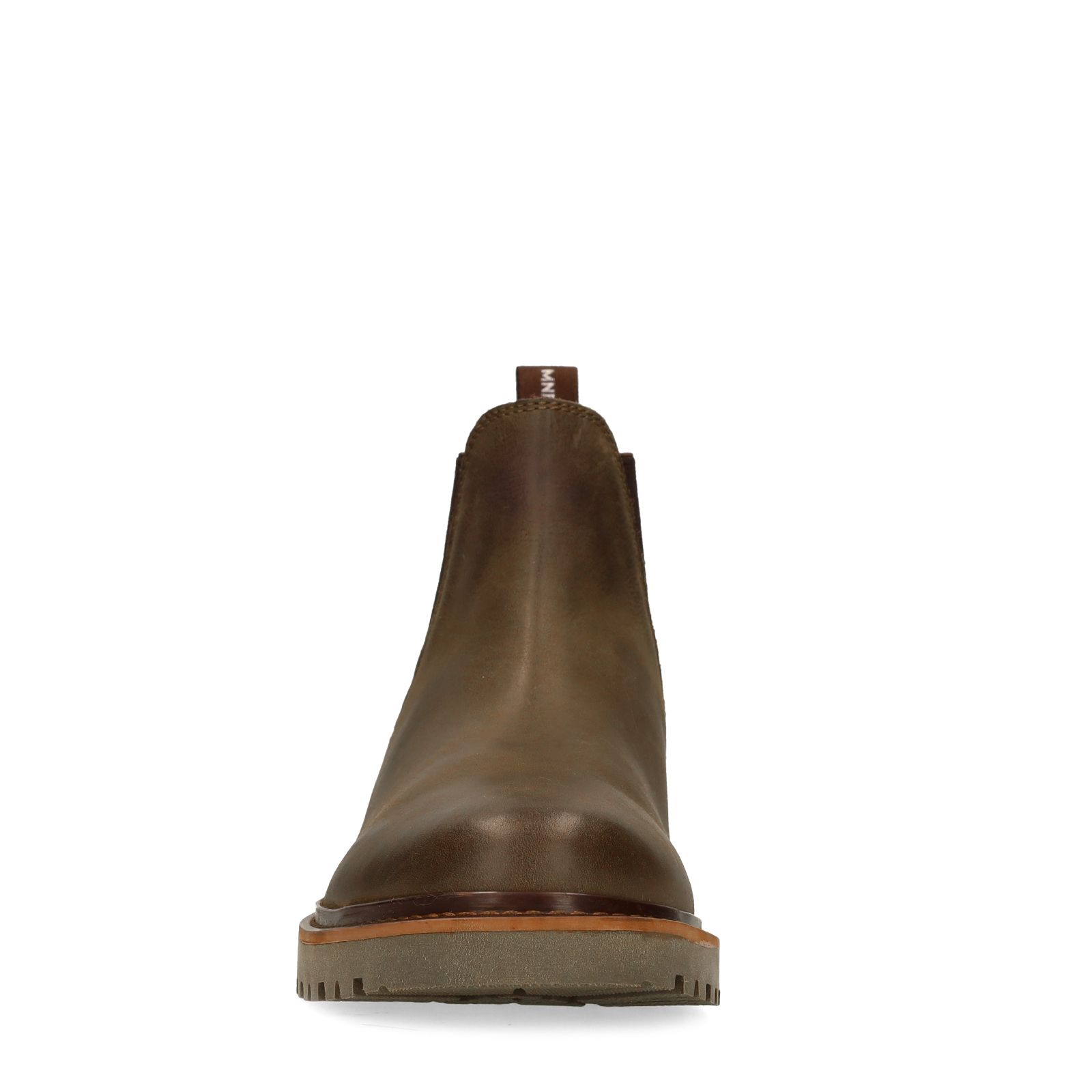 Grüne Chelsea Boots aus Nubukleder