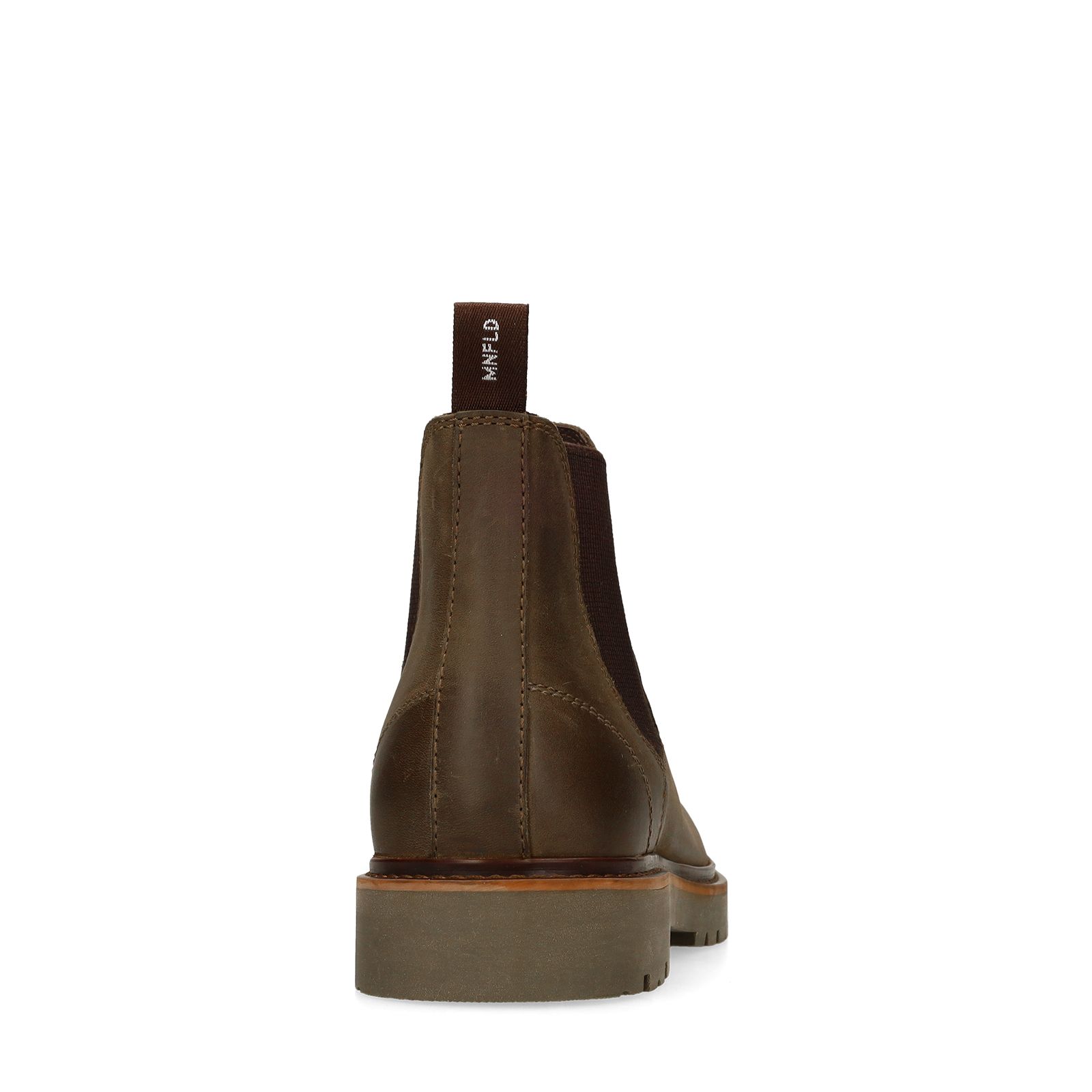 Groene nubuck chelsea boots
