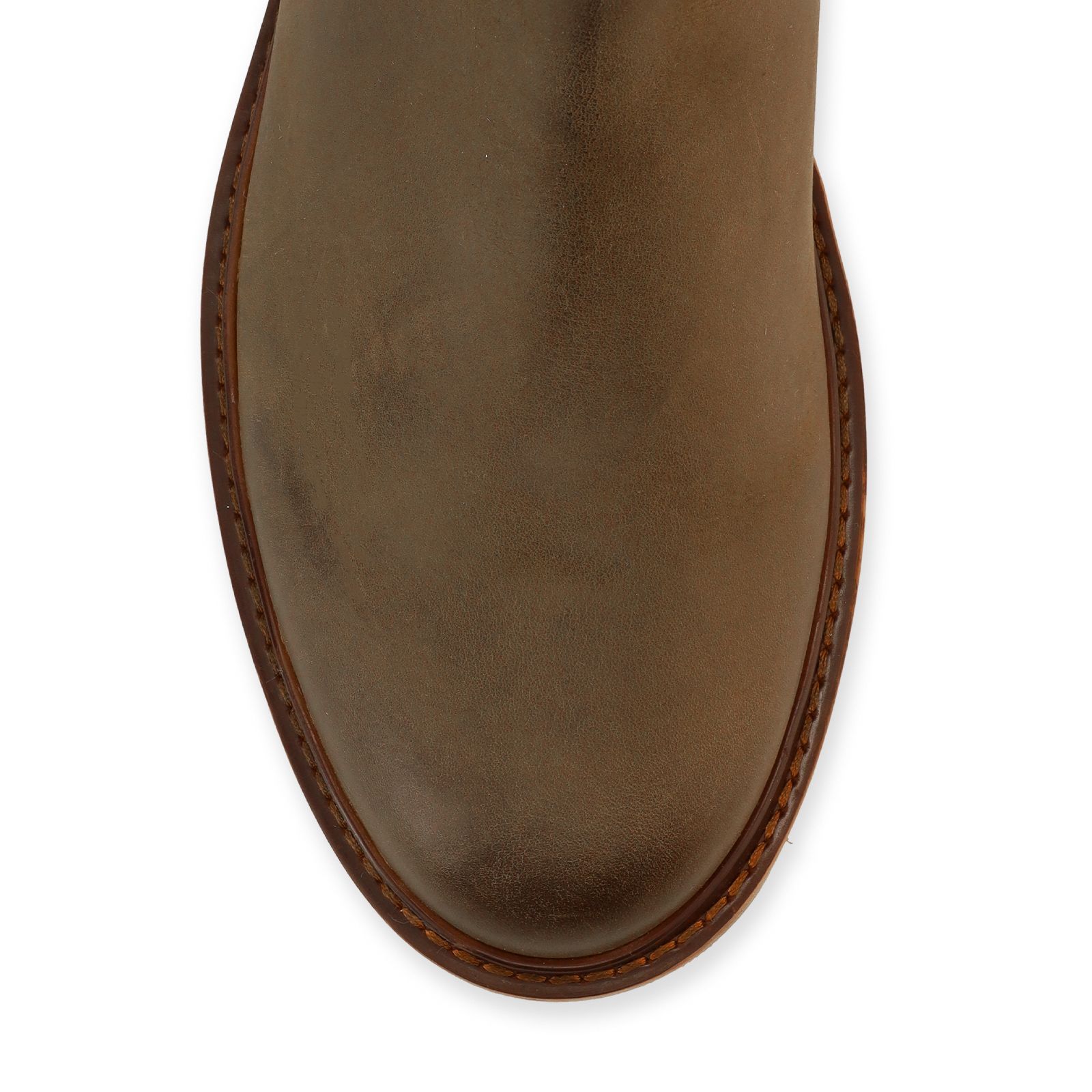 Groene nubuck chelsea boots