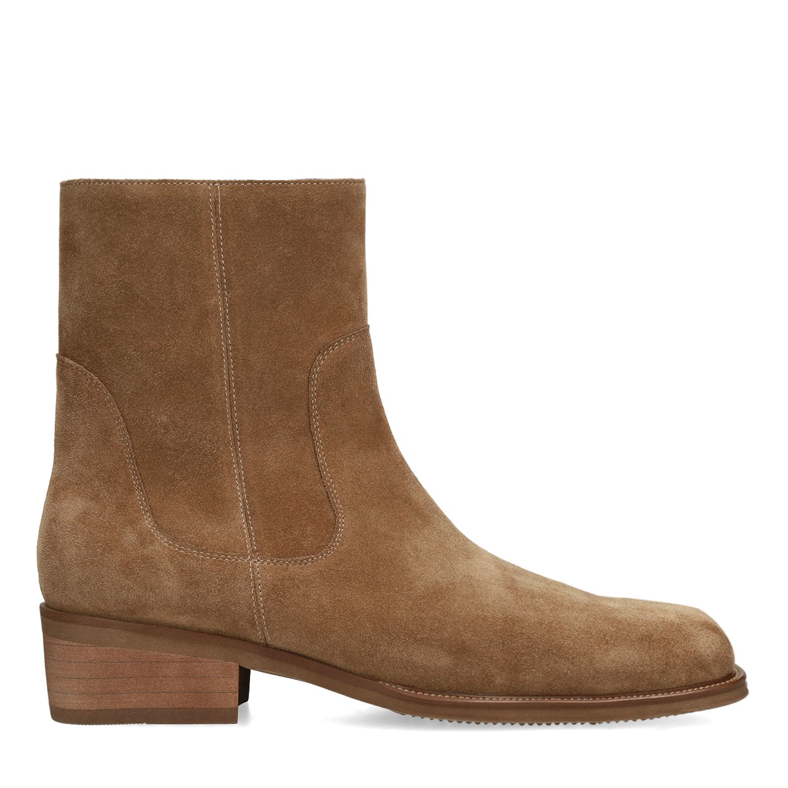 Taupe suède boots