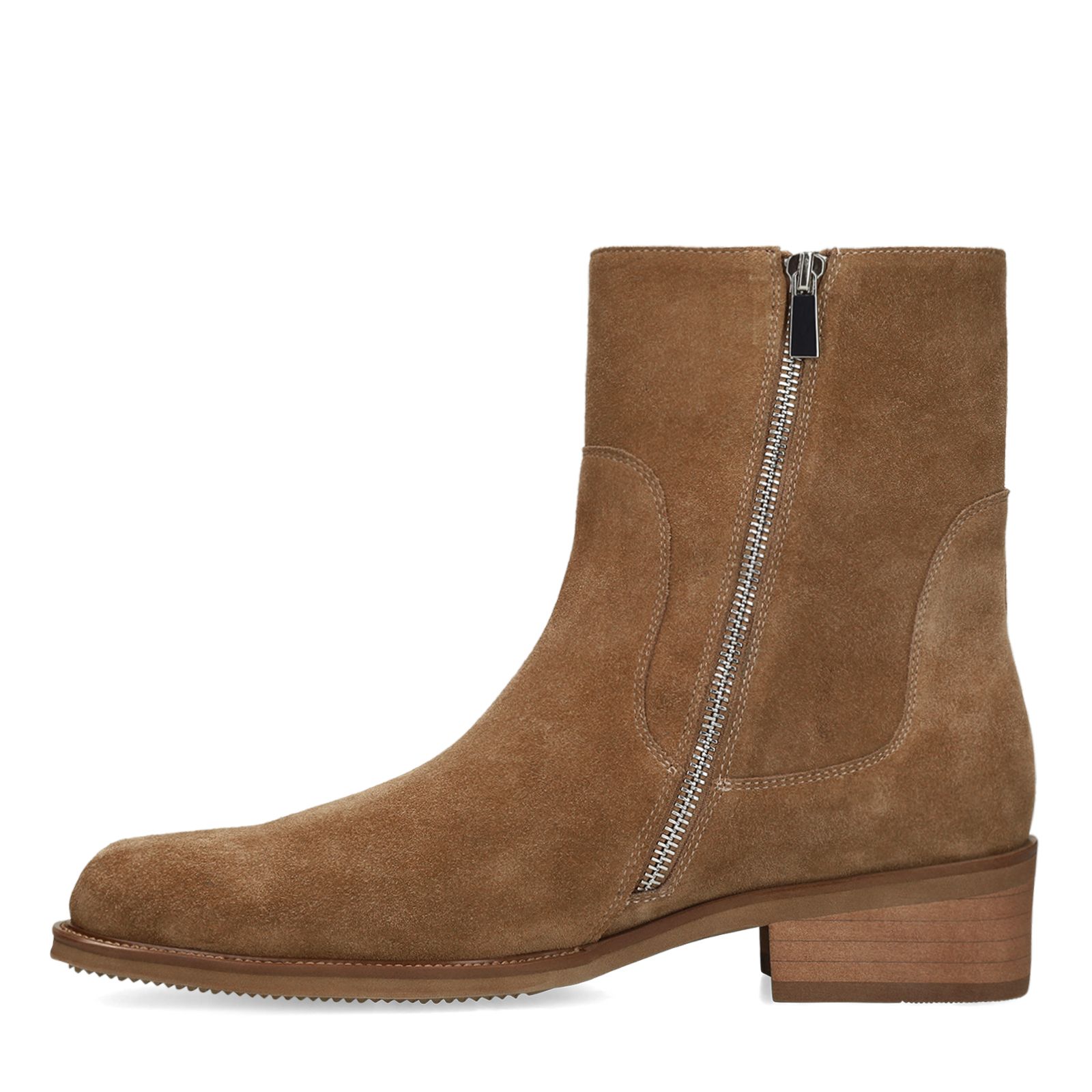 Taupe suède boots