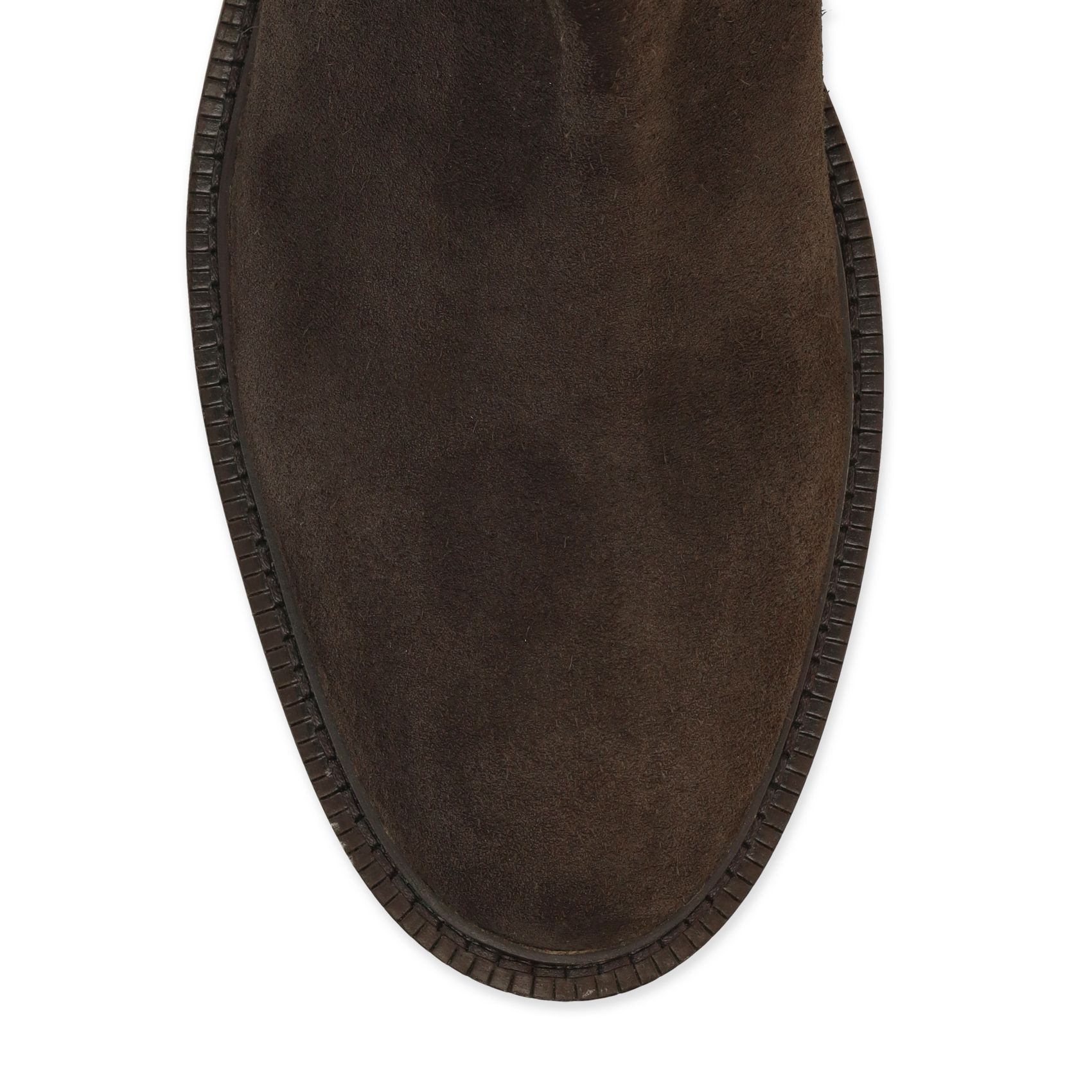 Antraciet suède chelsea boots