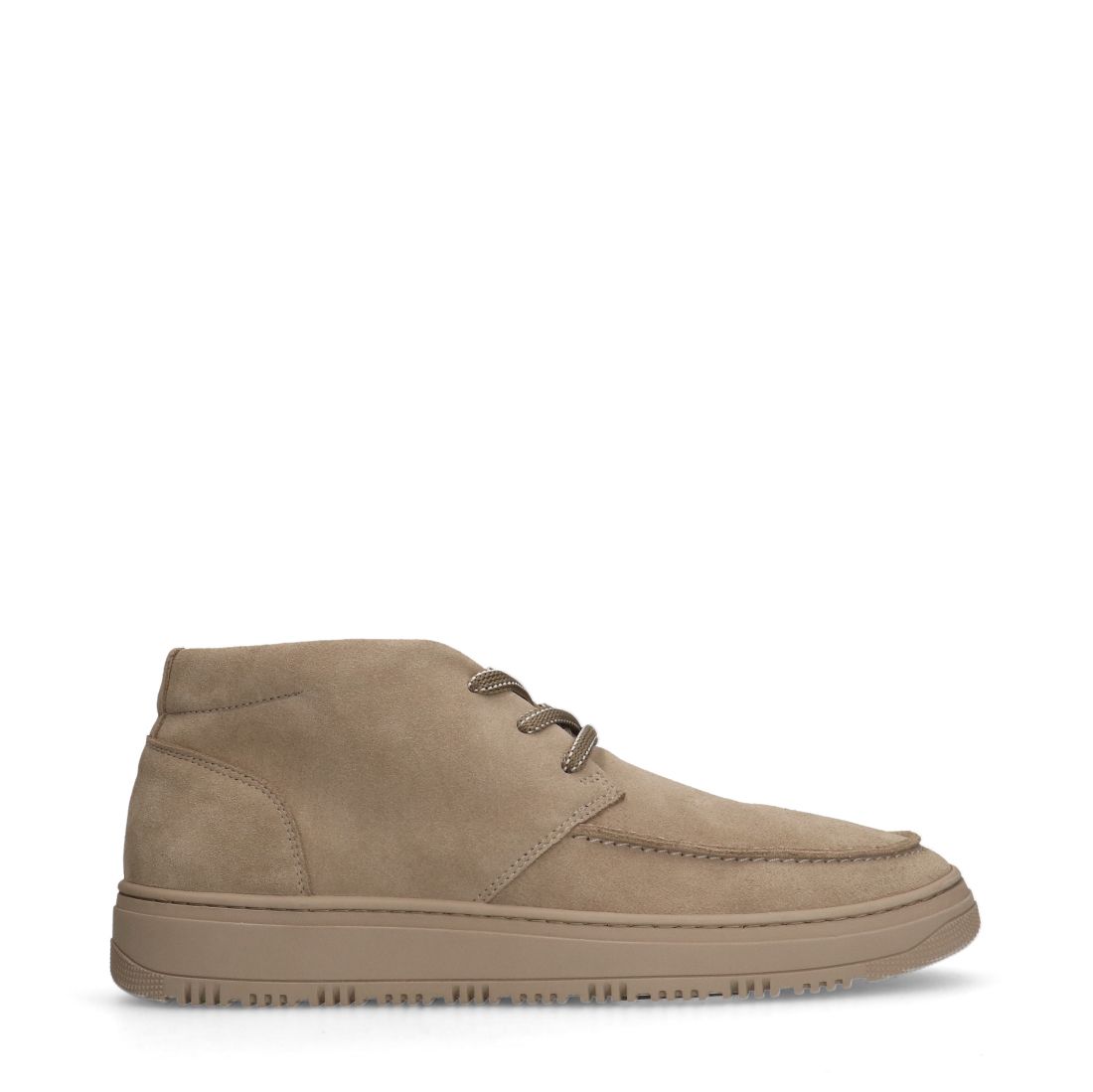 Beige suède veterboots