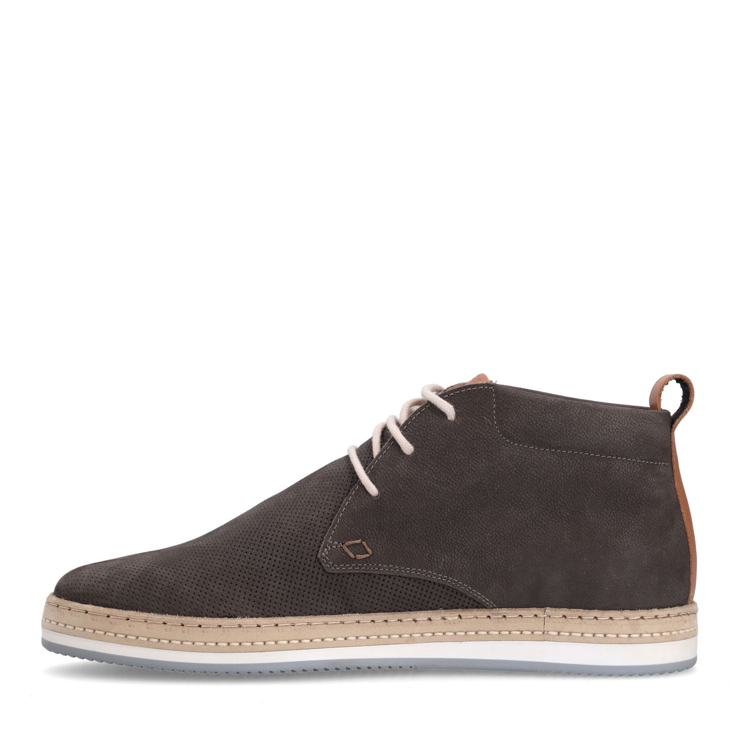 Taupe nubuck veterboots