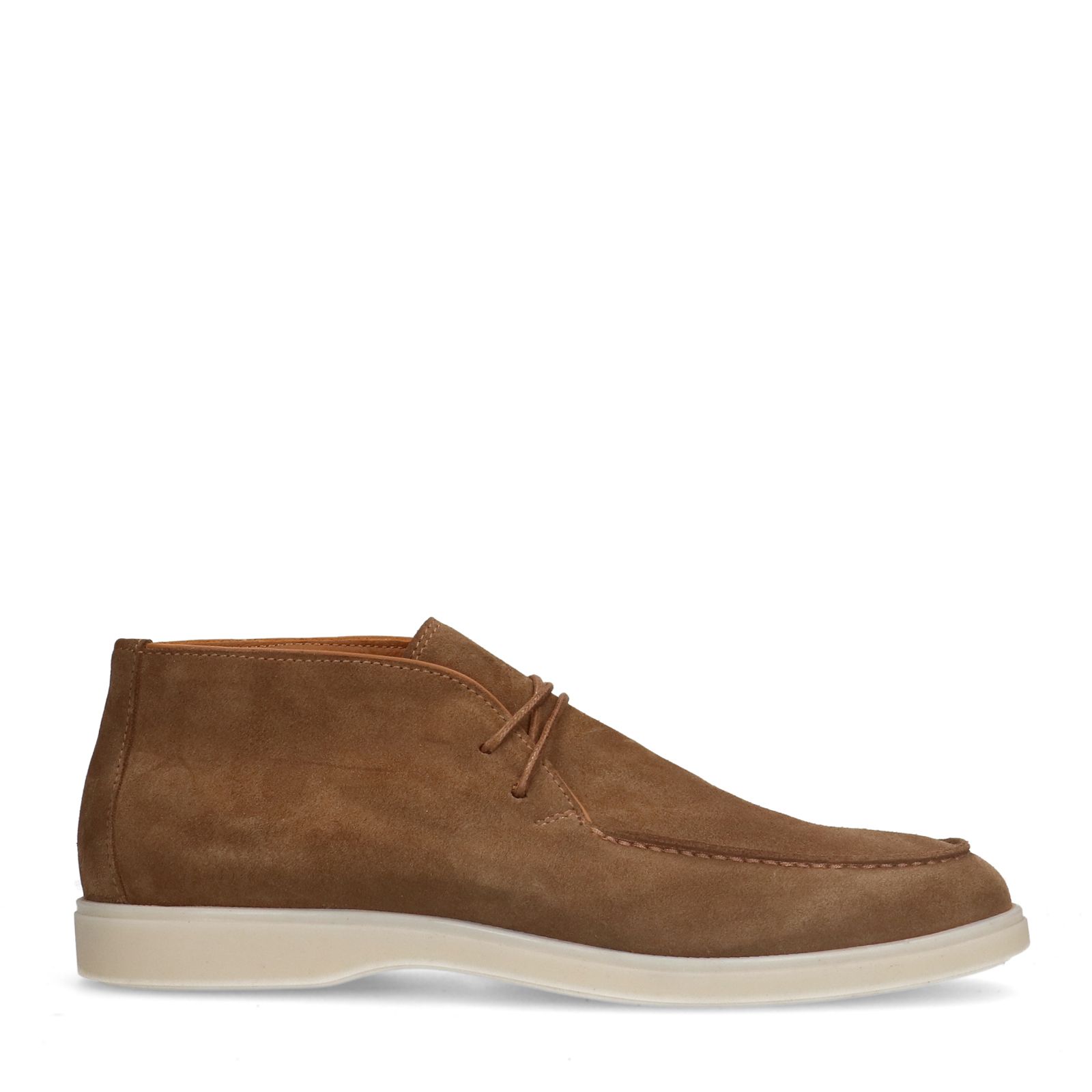 Taupe suède veterboots