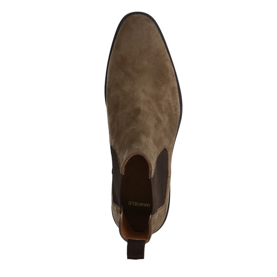 Taupe suède chelsea boots