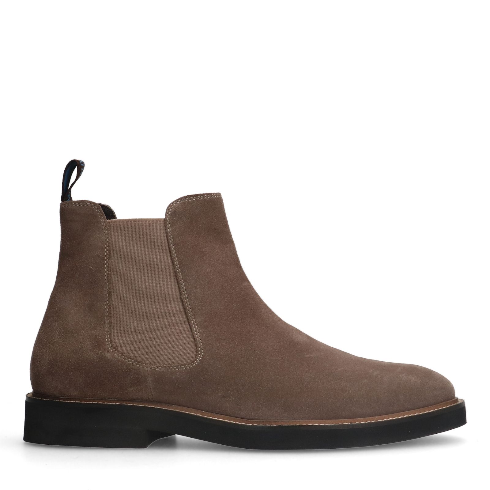 Beige suède chelsea boots