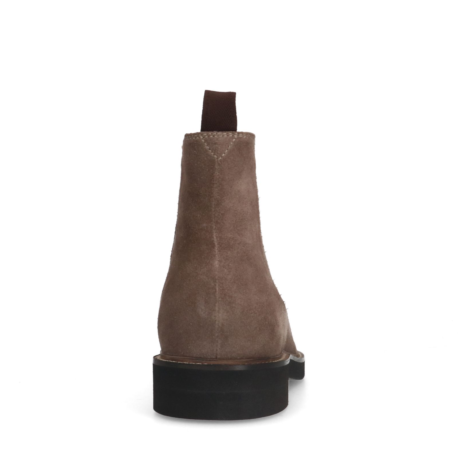 Beige suède chelsea boots