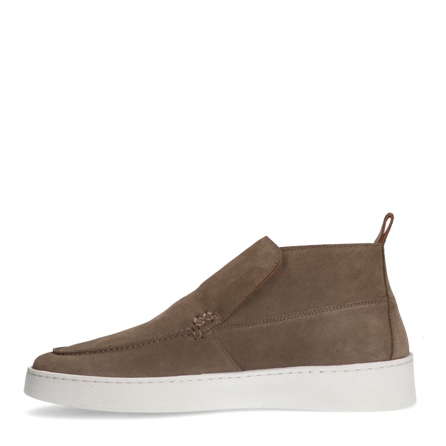Taupe suède boots