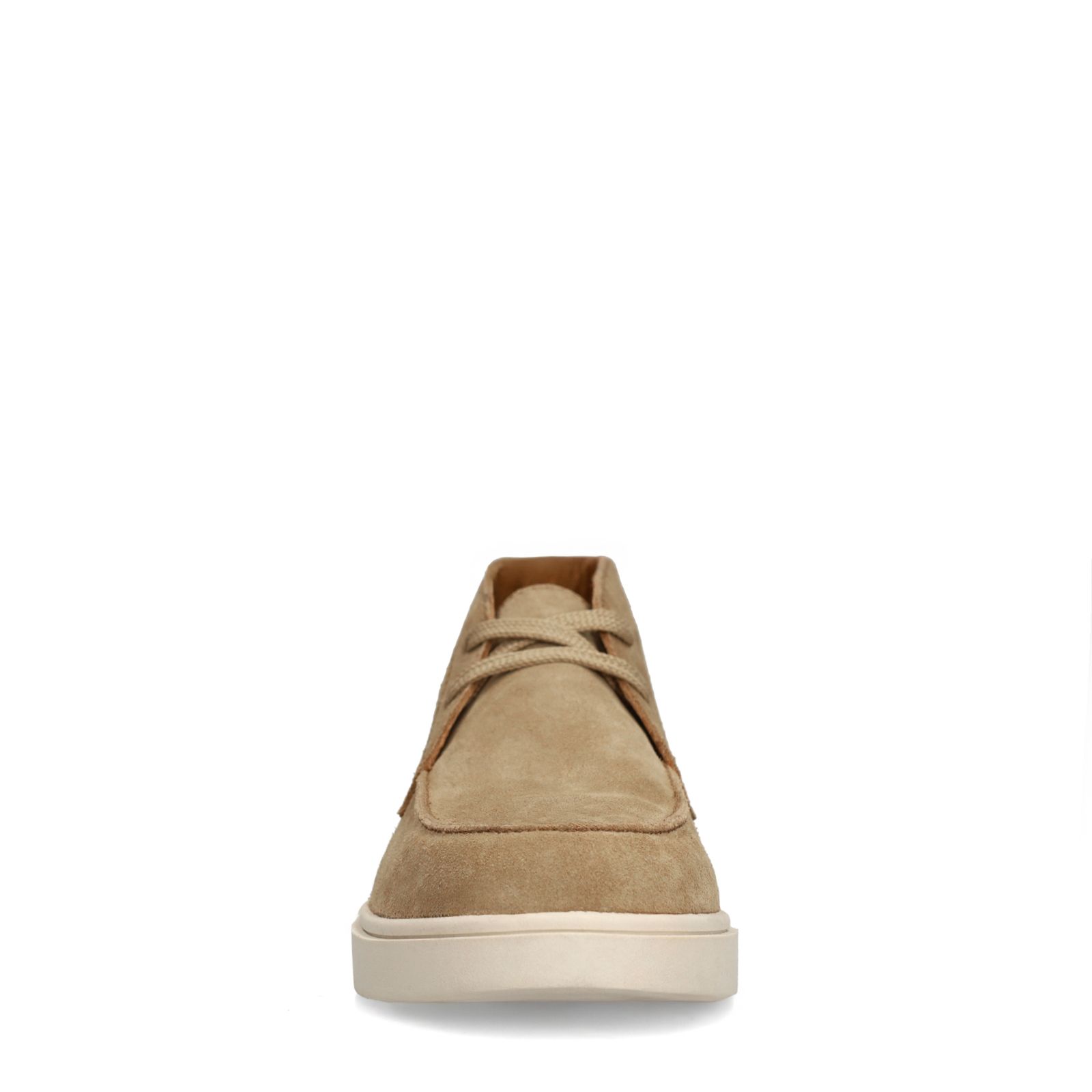 Taupe suède veterschoenen