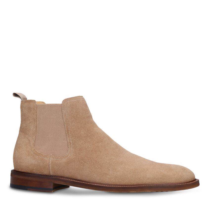 Taupe suède chelsea boots