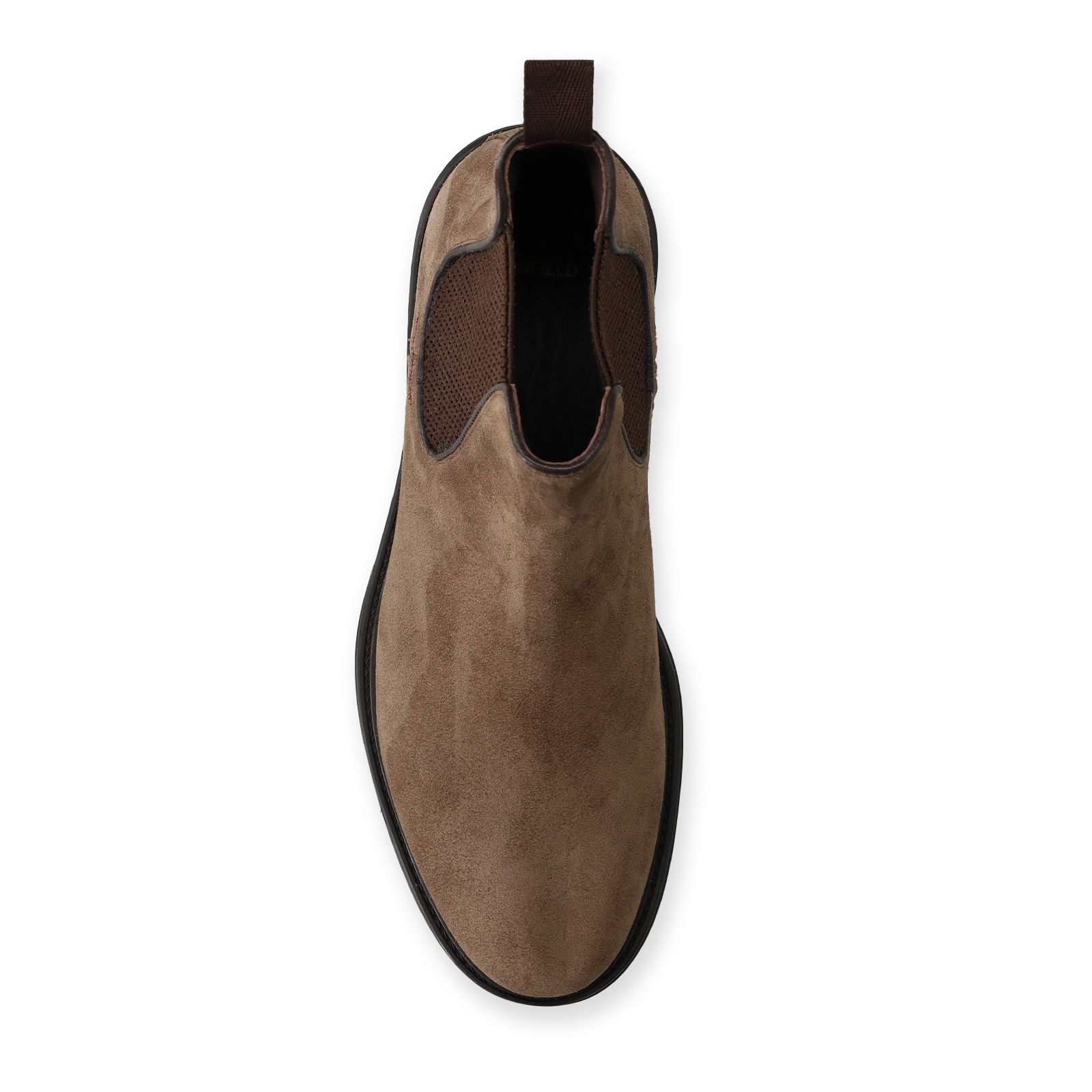 Taupe suède chelsea boots