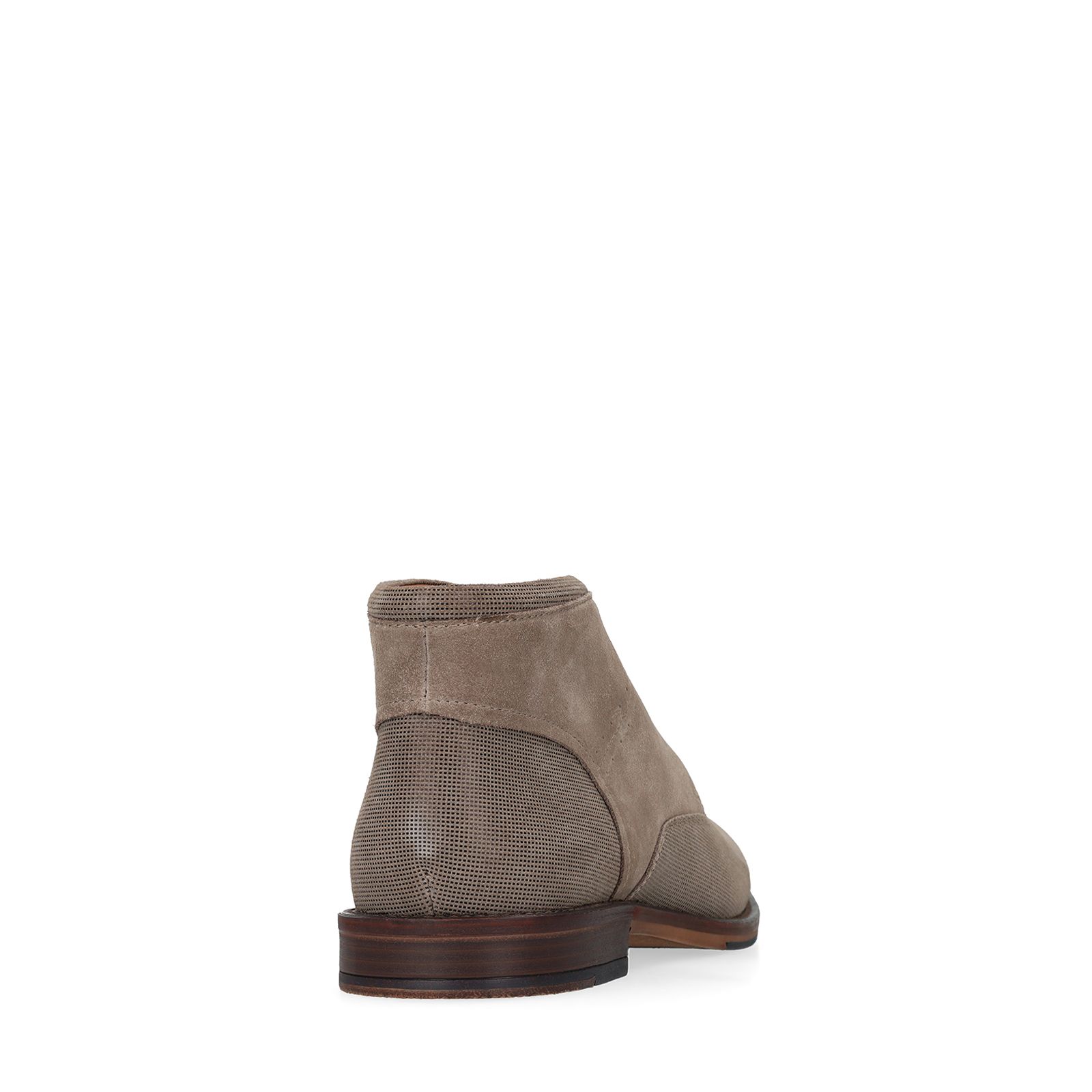 Taupe suède veterschoenen