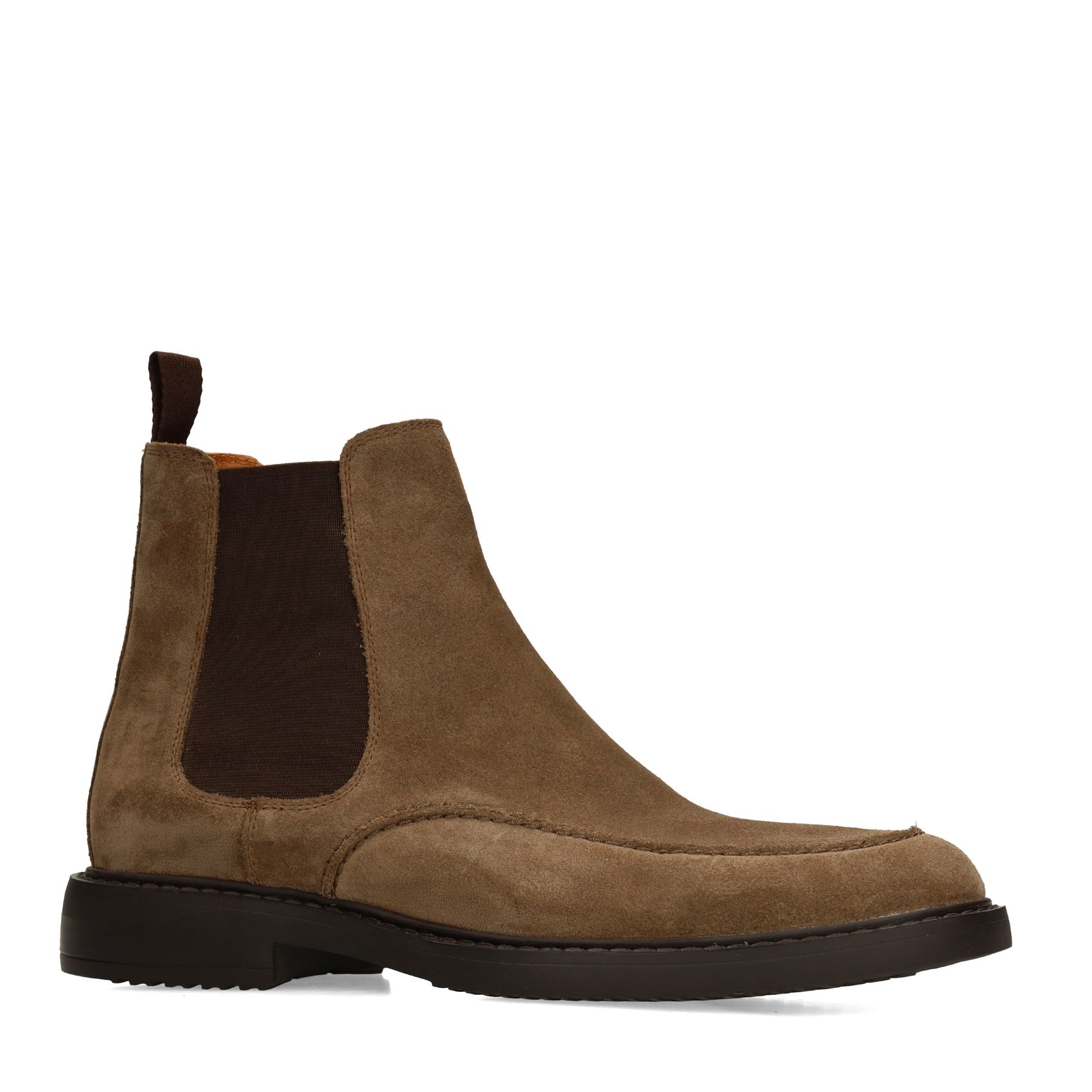 Taupe suède chelsea boots