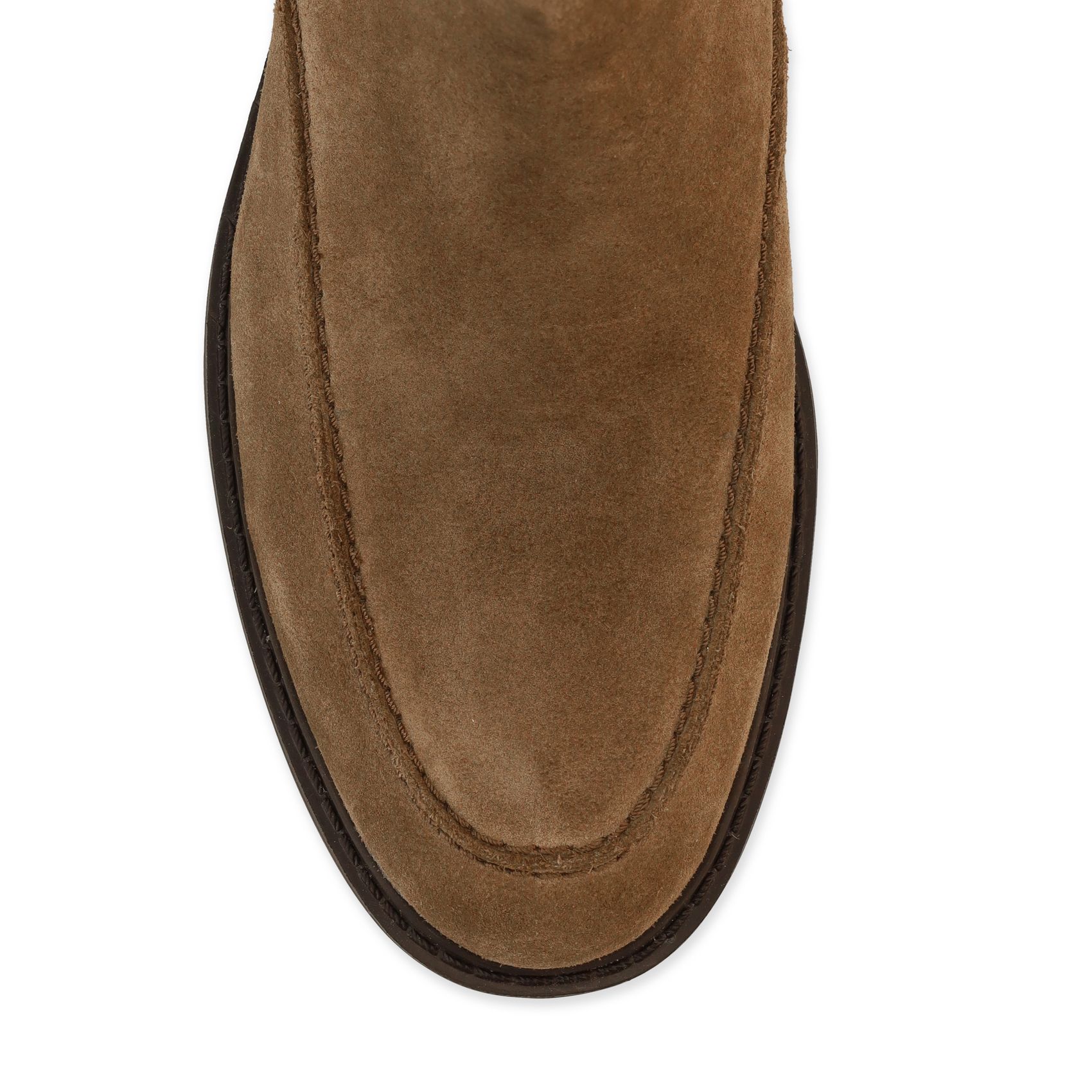 Taupe suède chelsea boots