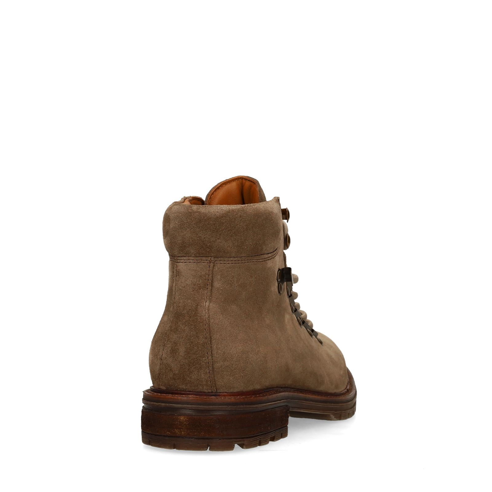 Taupe suède veterboots