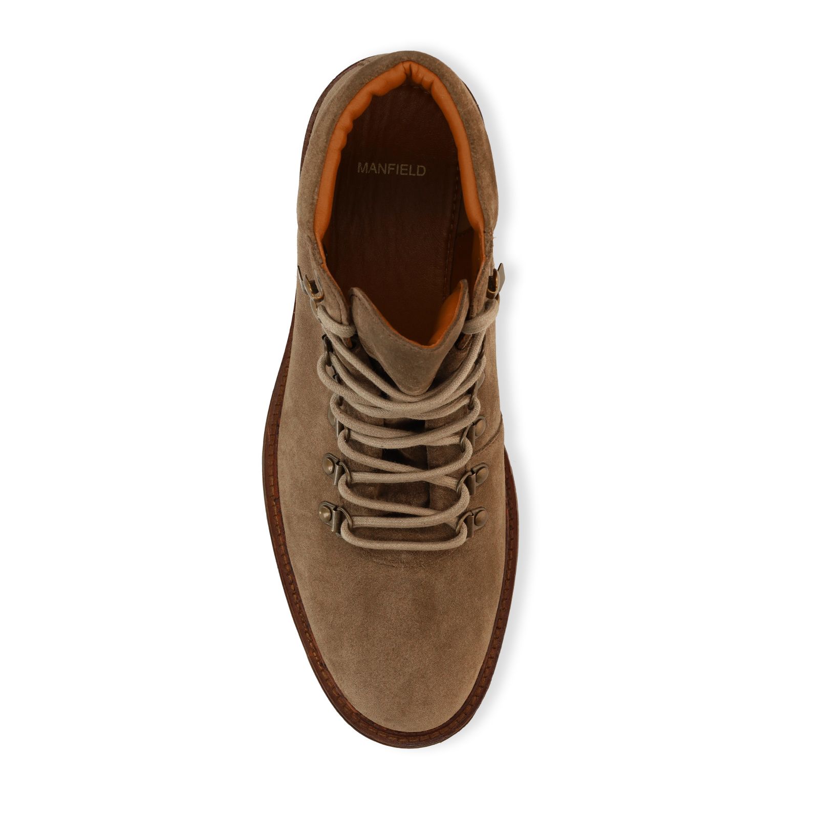 Taupe suède veterboots