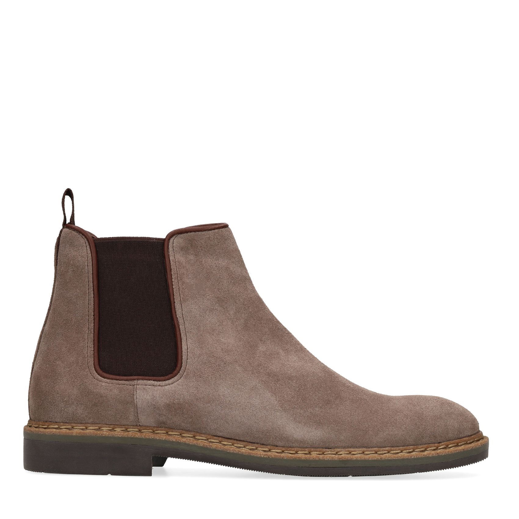 Taupe suède chelsea boots