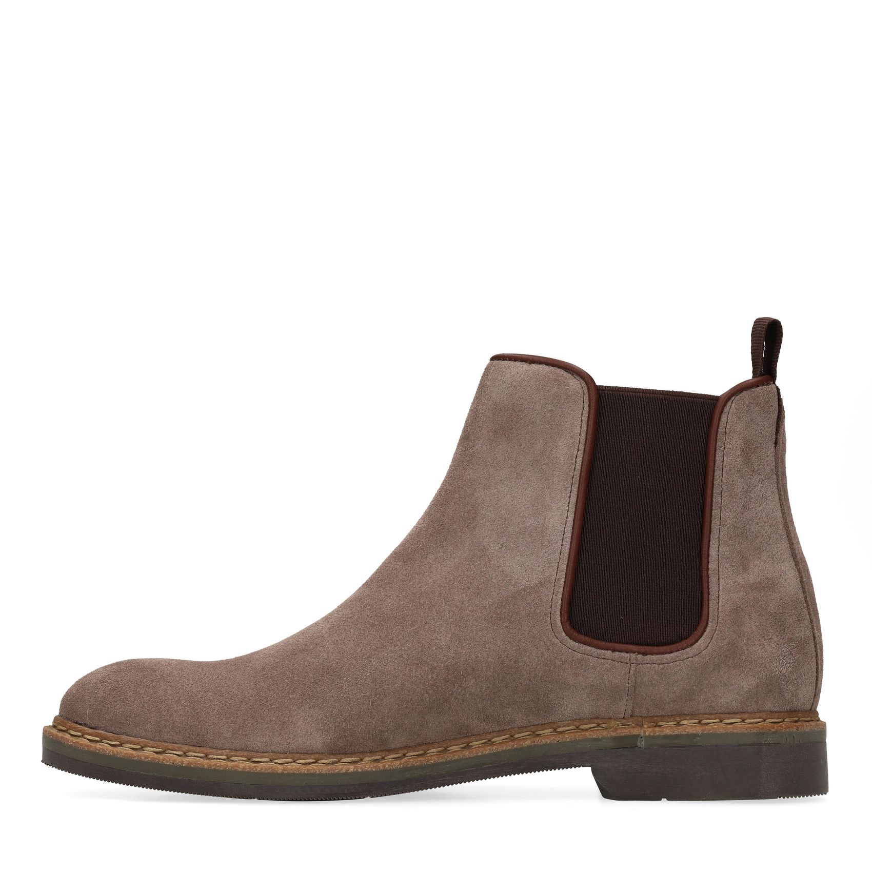 Taupe suède chelsea boots