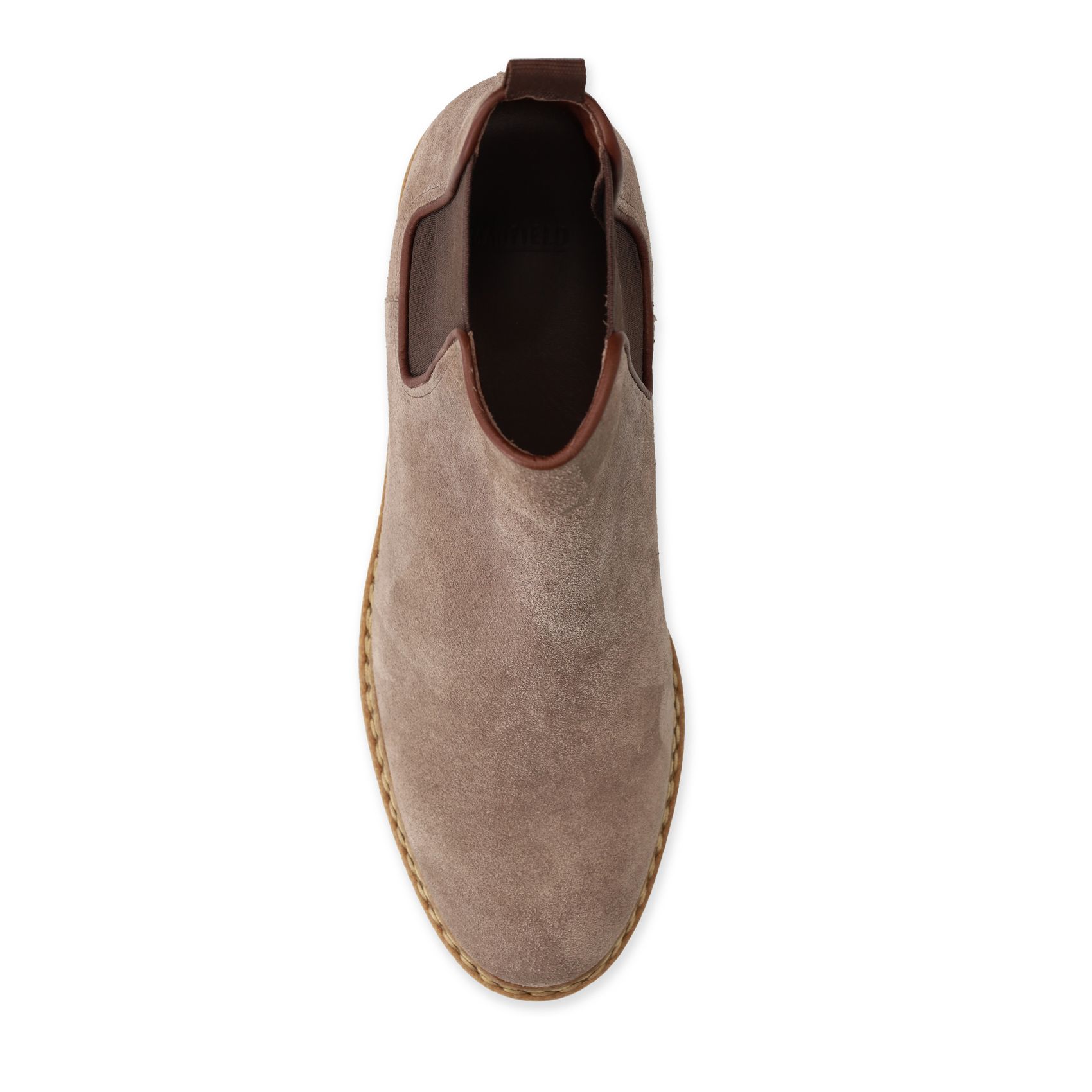 Taupe suède chelsea boots