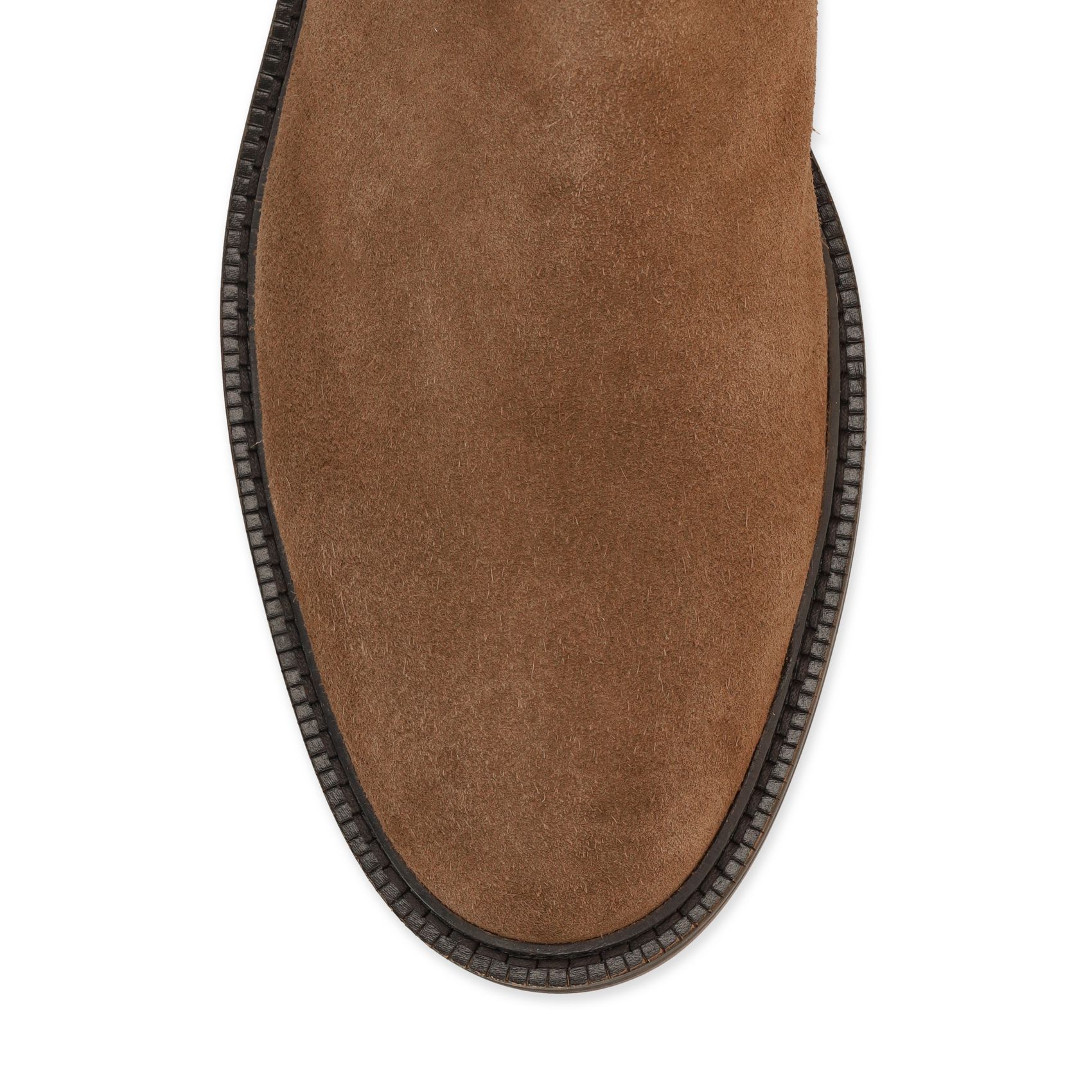 Taupe suède chelsea boots