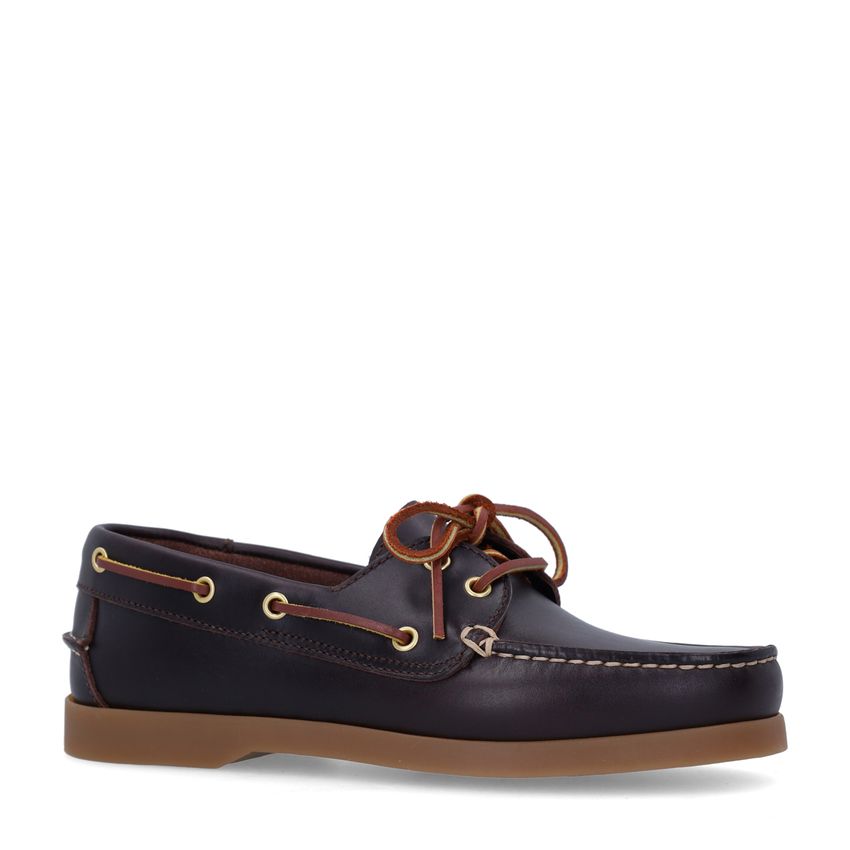 Braune Lederschnürschuhe