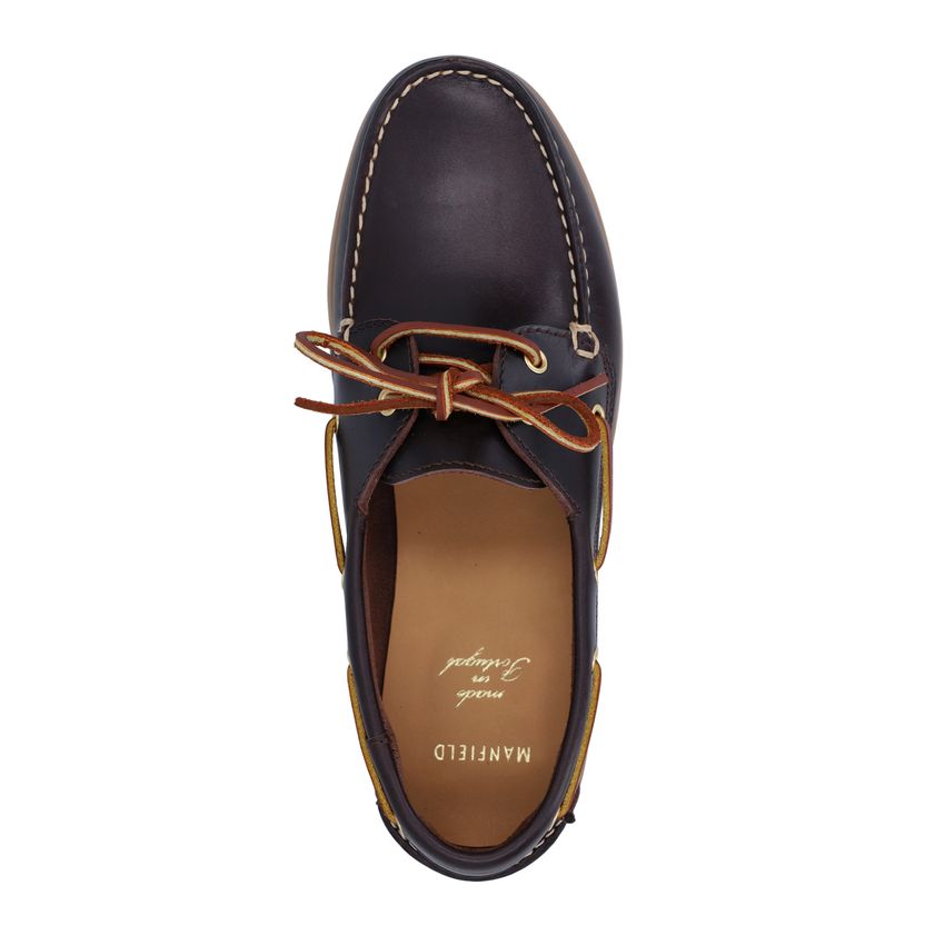 Braune Lederschnürschuhe