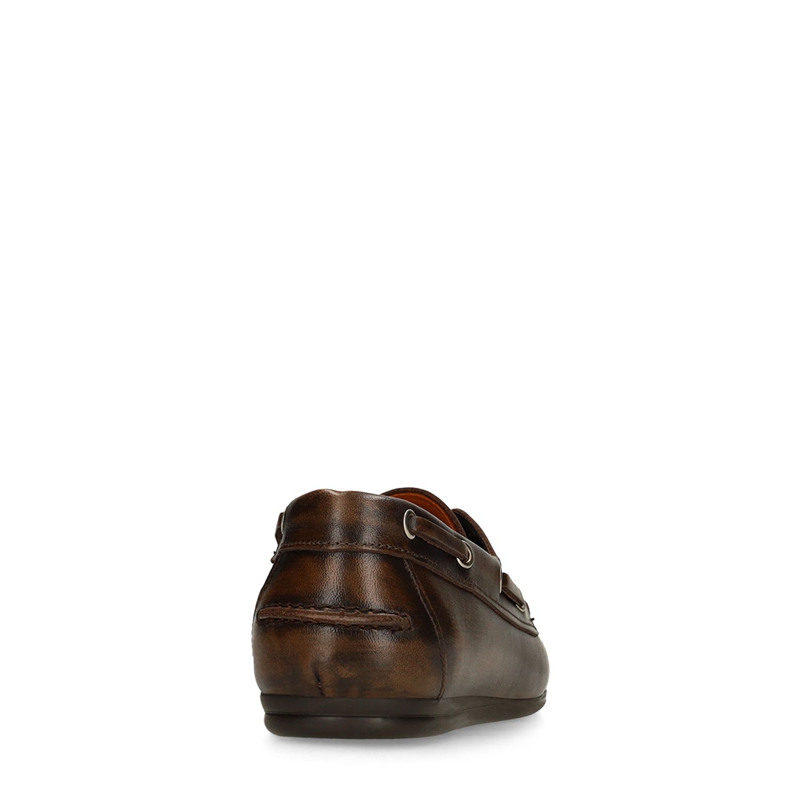 Braune Bootsschuhe aus Leder