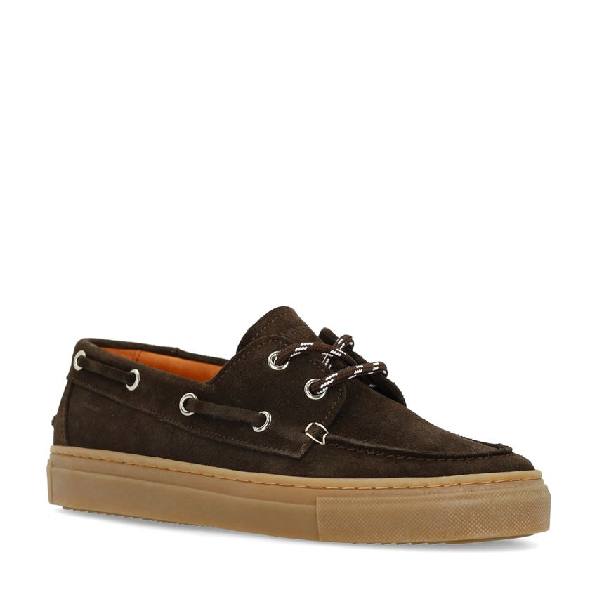 Bruine suède bootschoenen