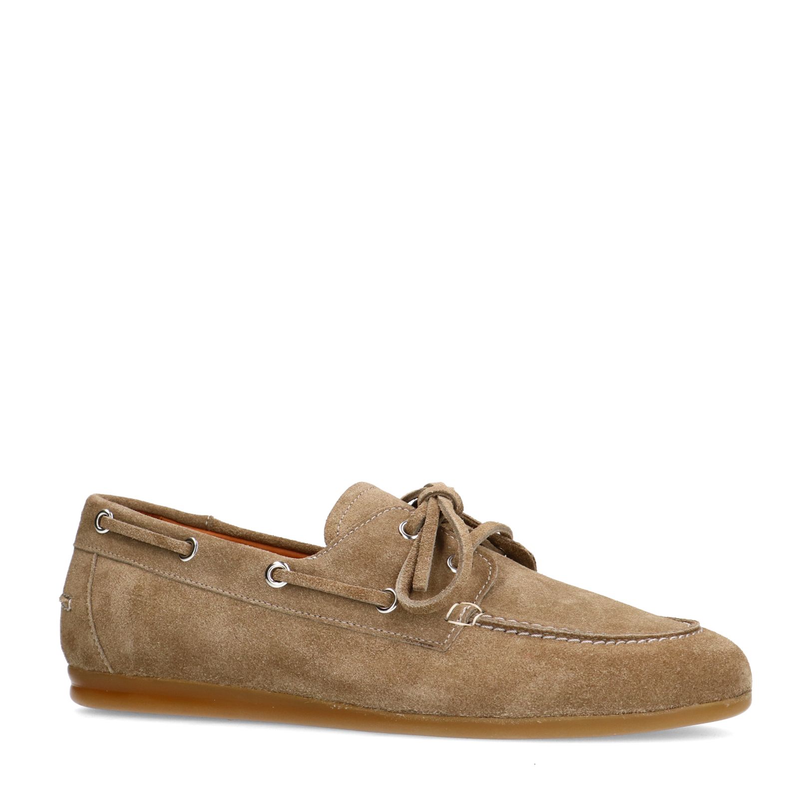 Beige suède bootschoenen