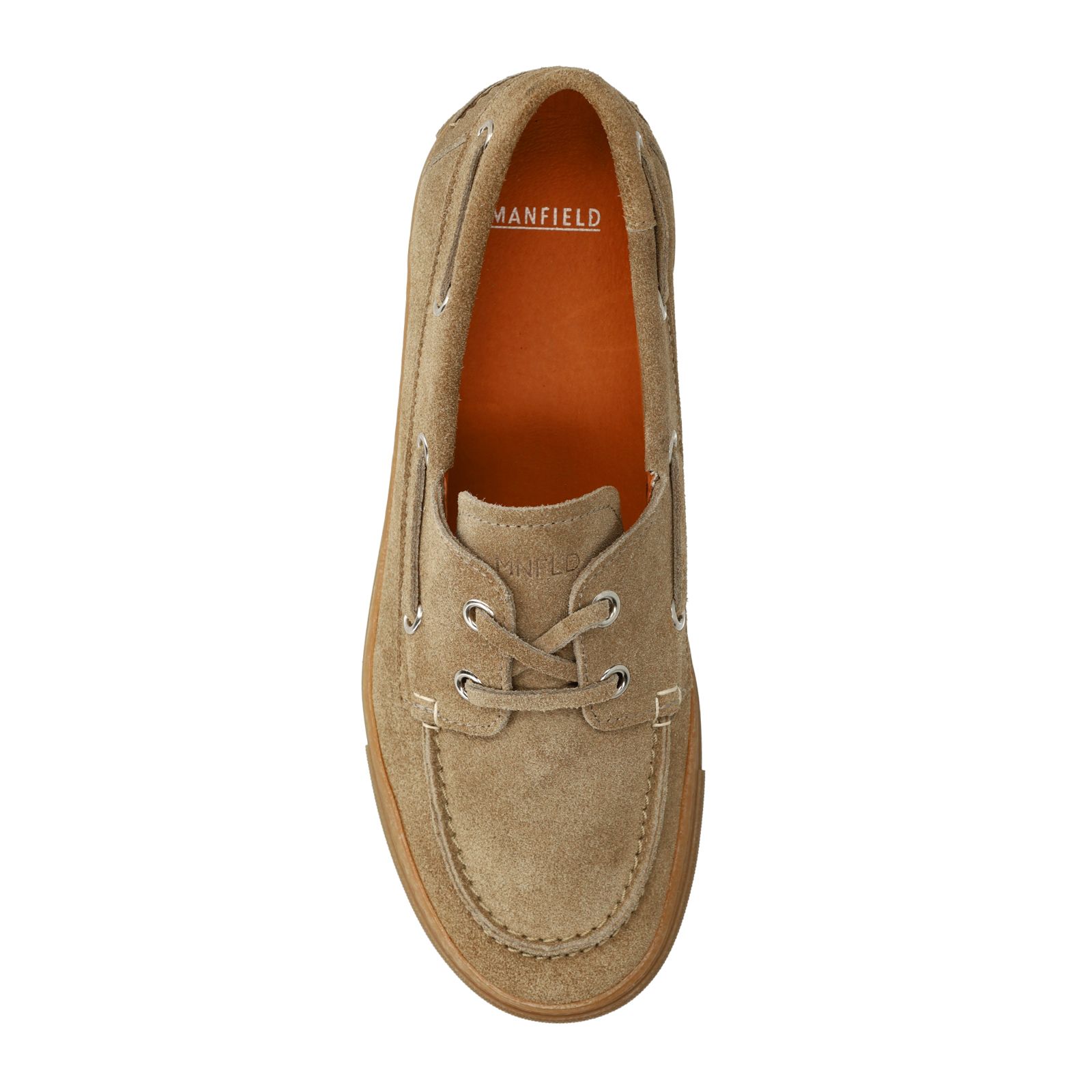 Taupe suède bootschoenen