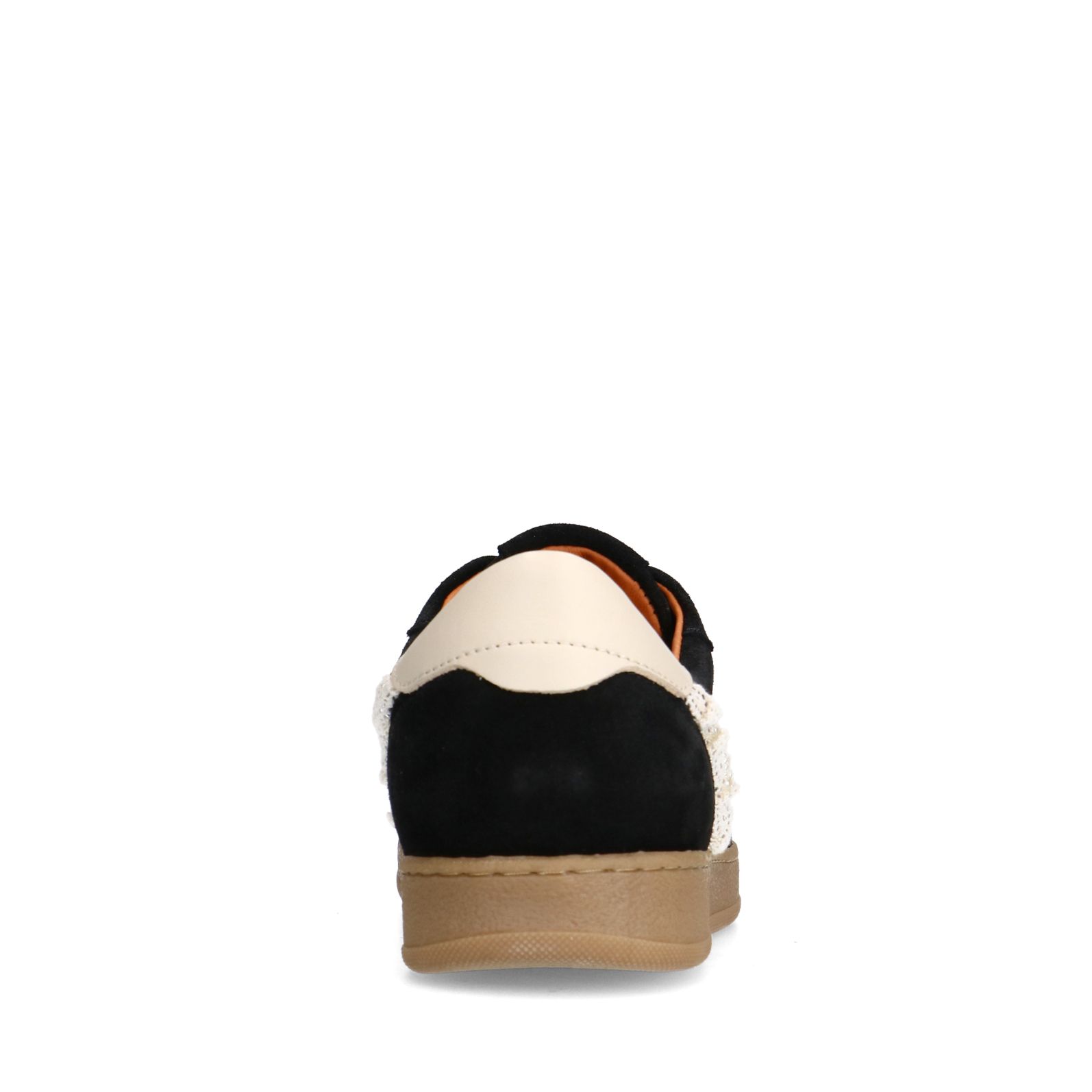 Zwarte suède sneakers