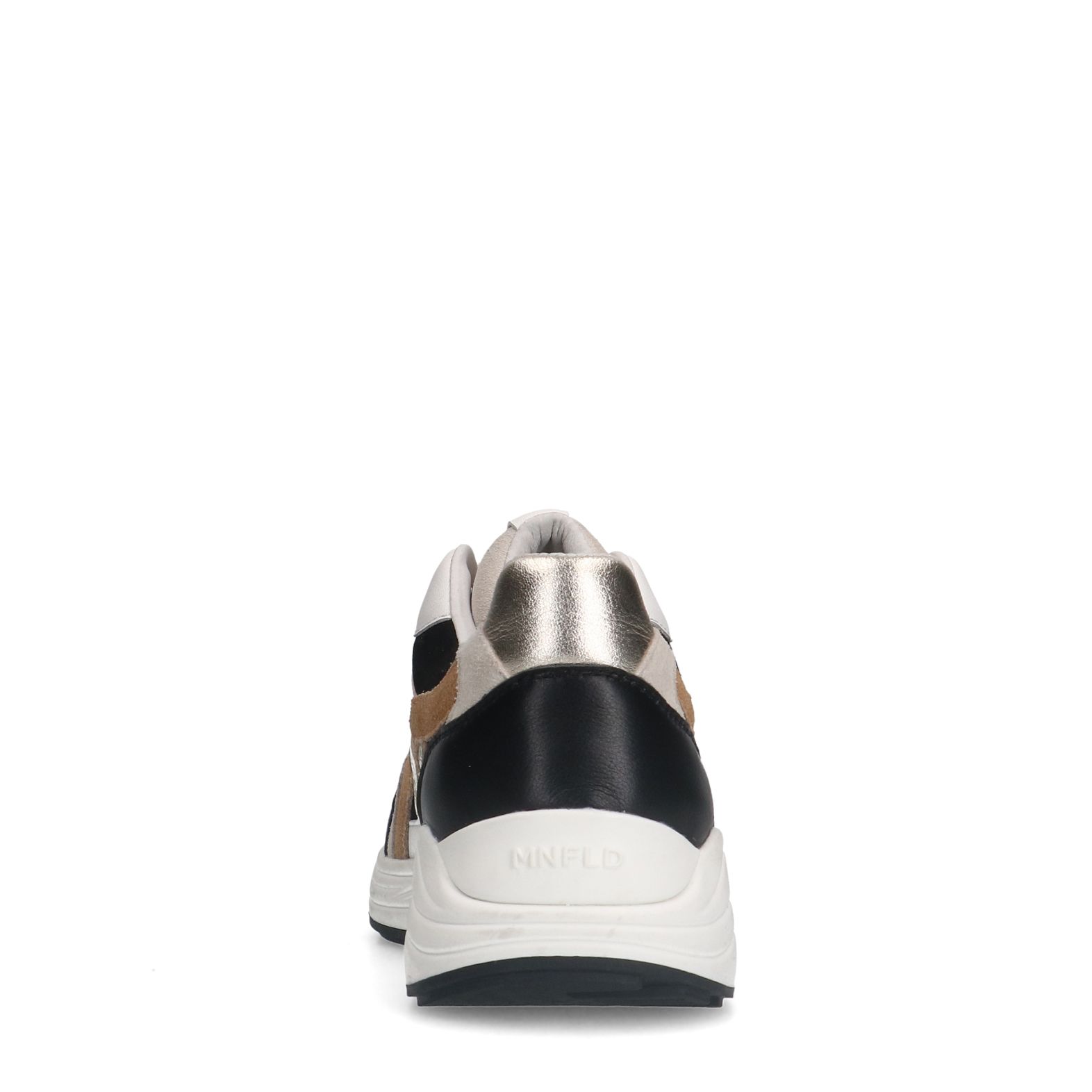 Zwarte leren sneakers