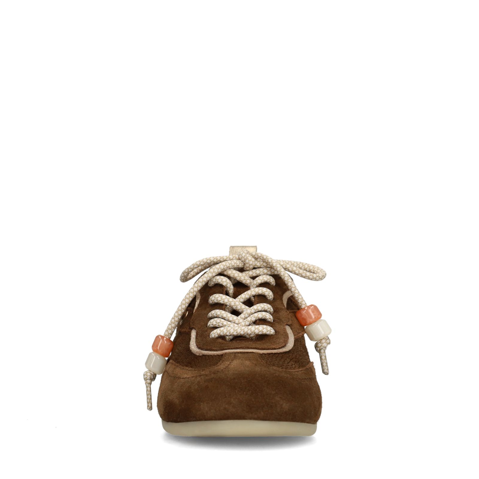 Braune Veloursleder-Sneaker