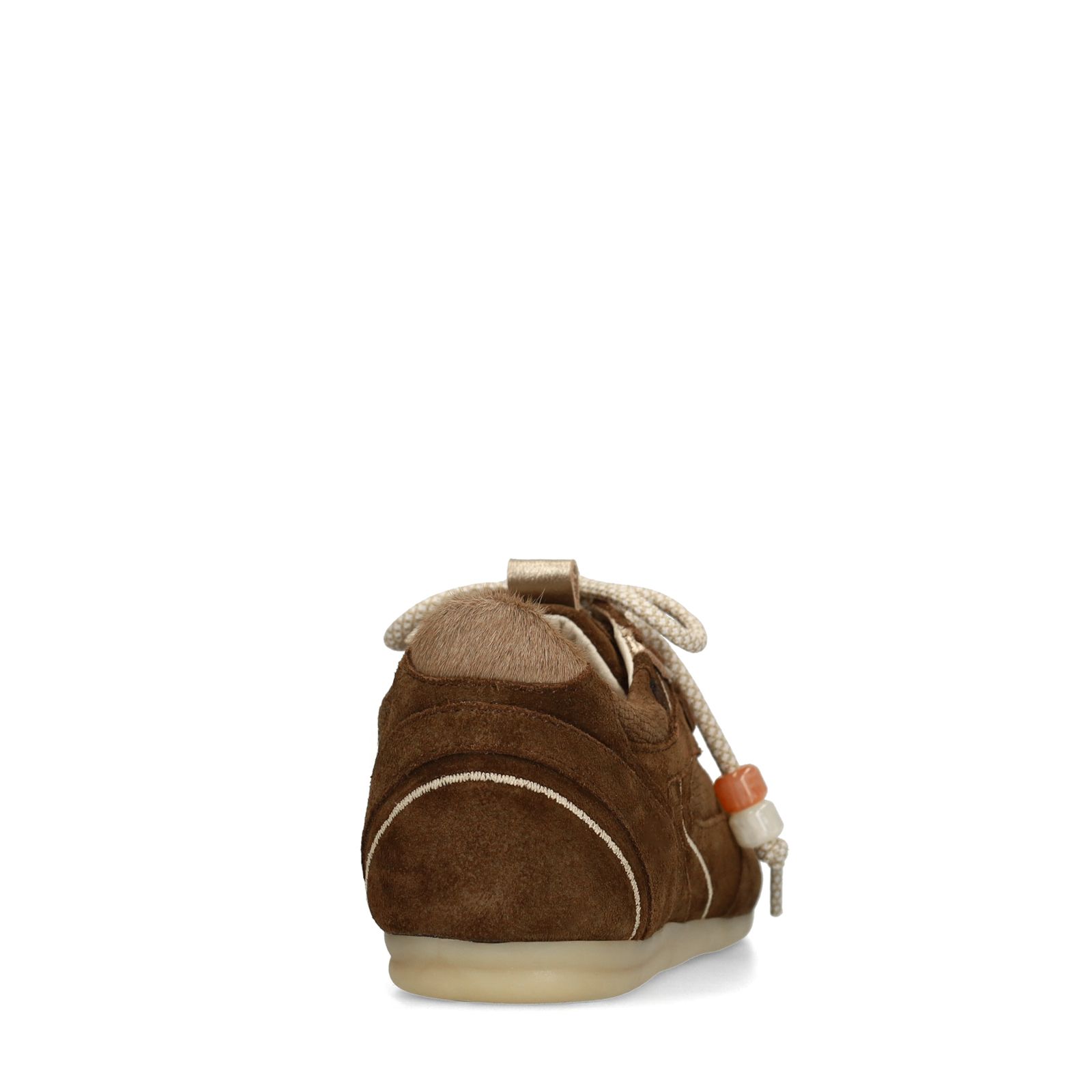 Braune Veloursleder-Sneaker
