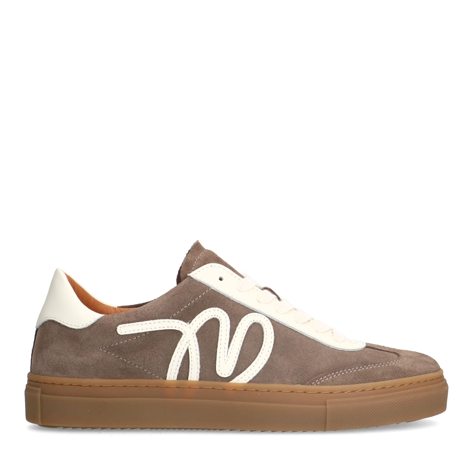 Bruine suède sneakers