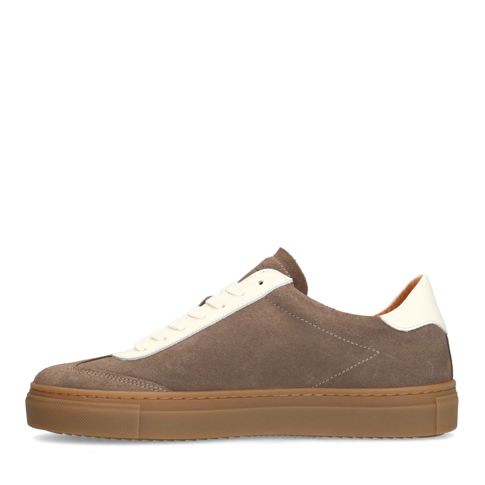 Bruine suède sneakers