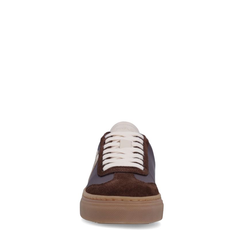Bruine leren sneakers